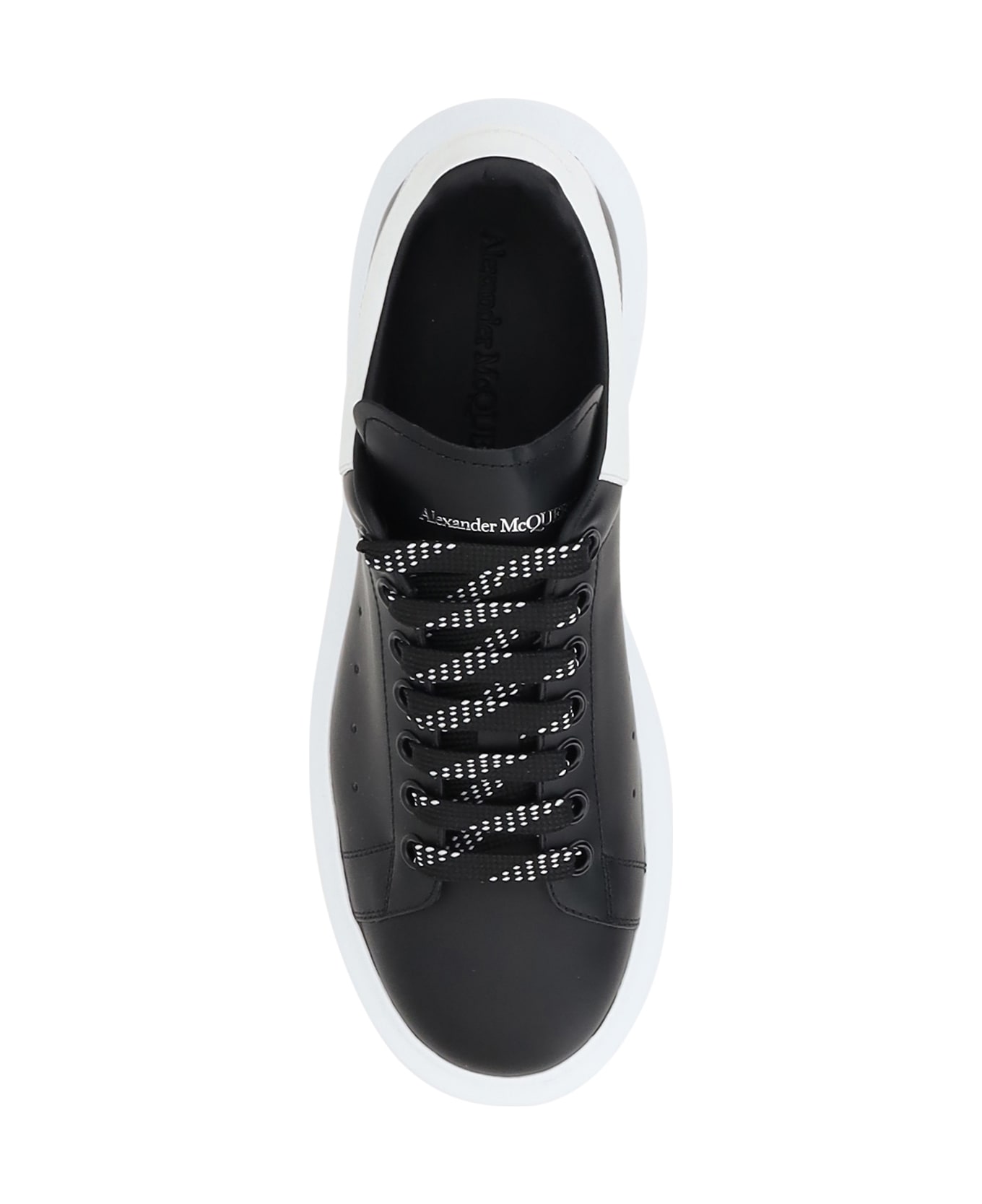 Alexander McQueen Leather Sneakers - Black