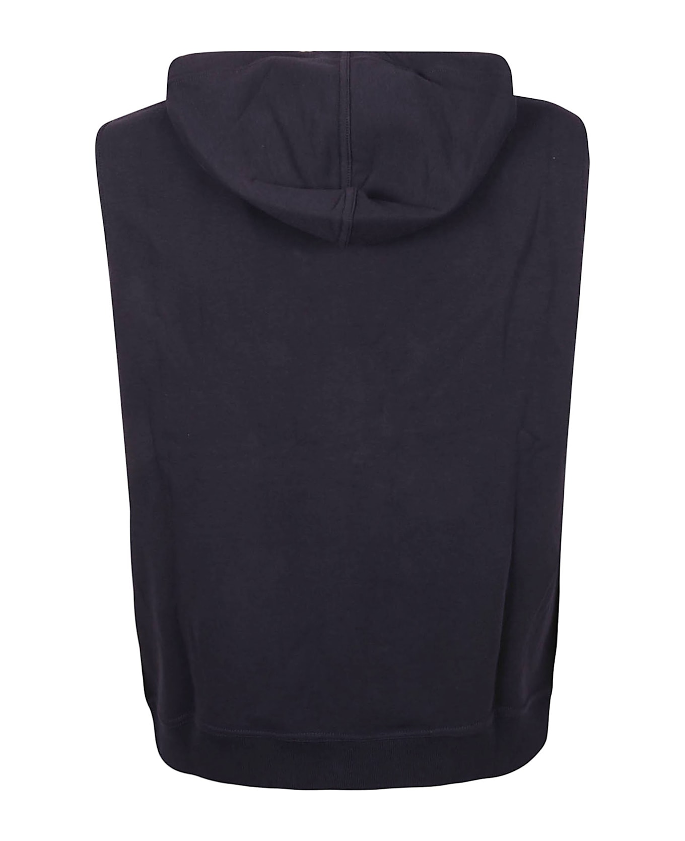 Brunello Cucinelli Hooded Zipped Gilet - Cobalt