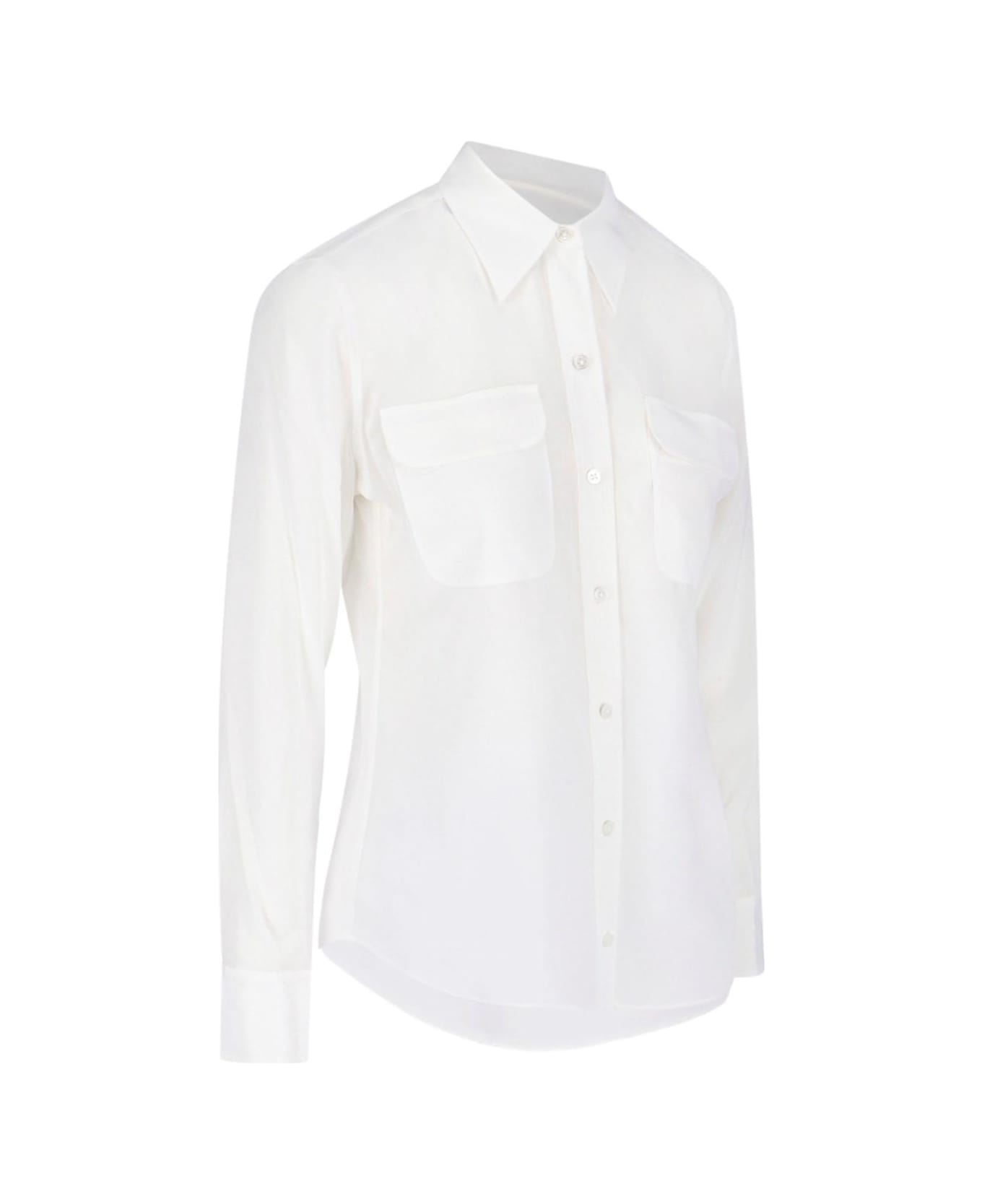 Equipment 'signature' Shirt - WHITE シャツ