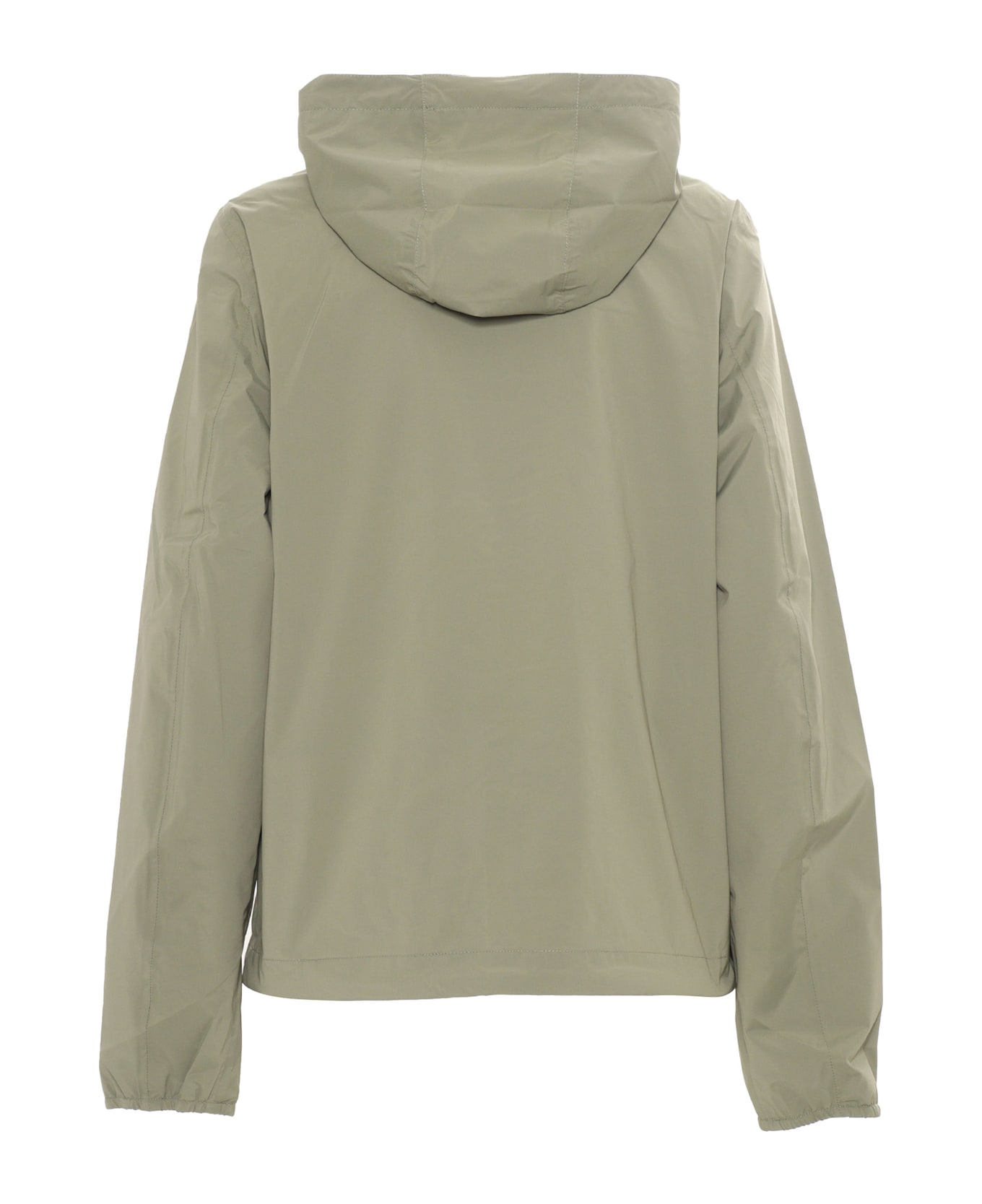 K-Way Jack Stretch Nylon Jersey Down Jacket - GREEN