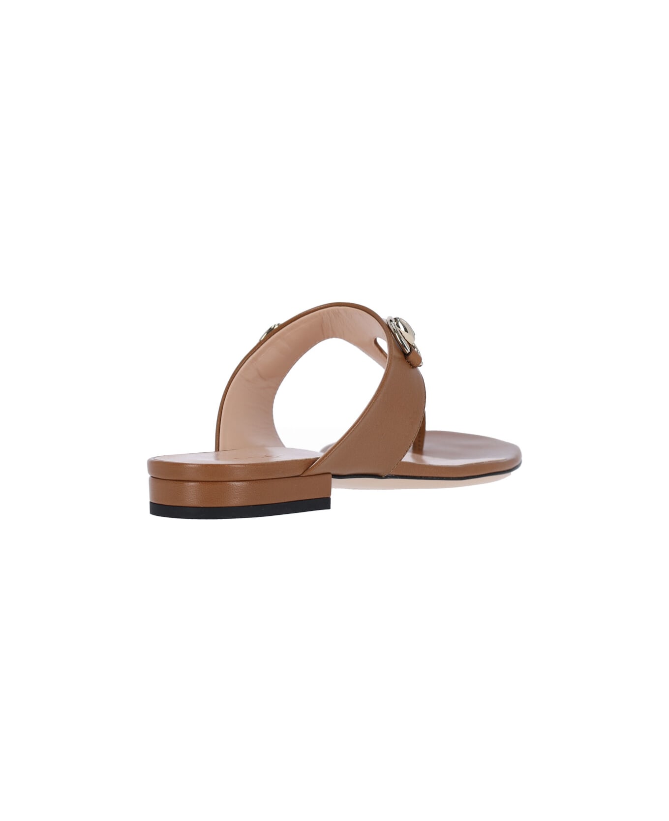 Gucci Sandals With Clamp - Brown