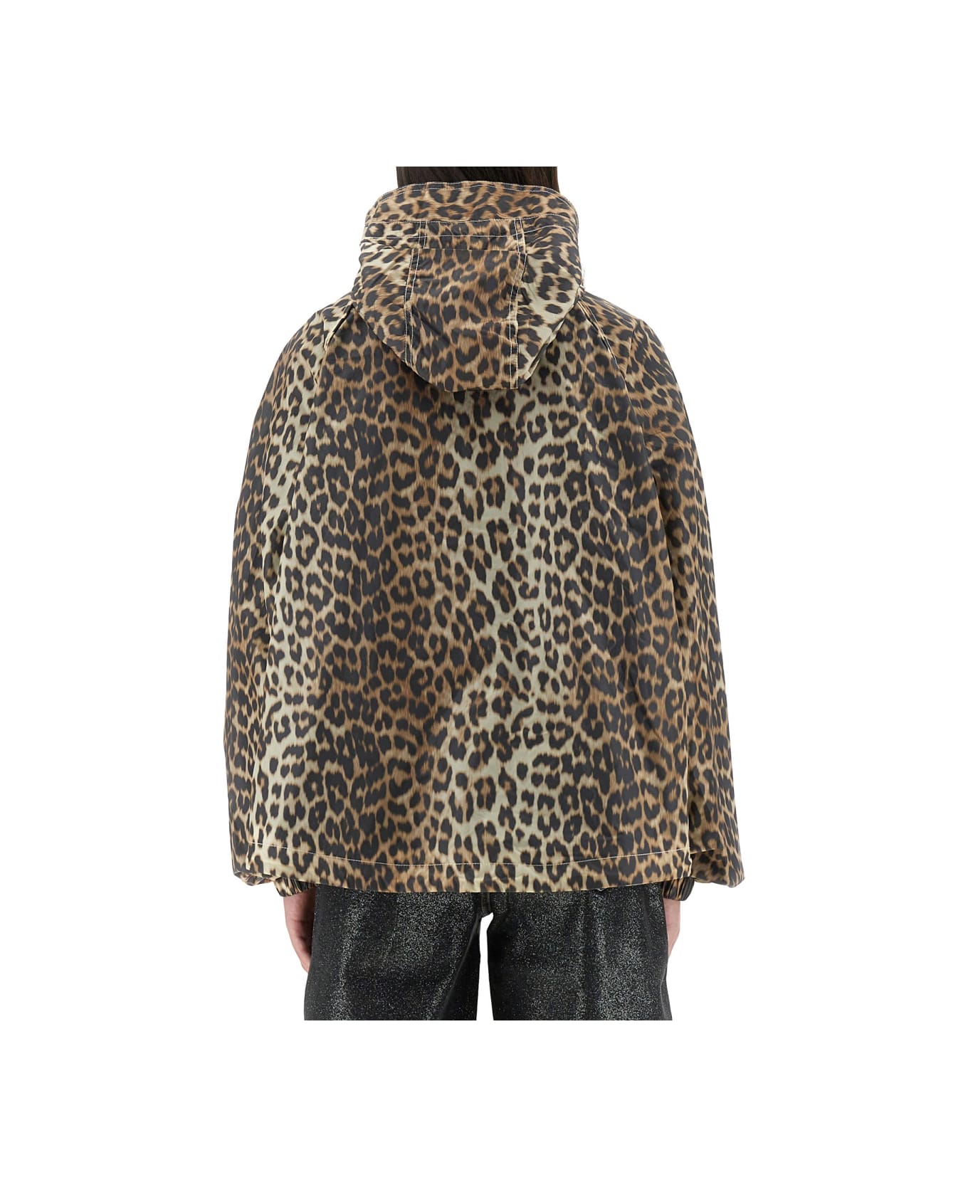 Ganni Leopard Print Jacket - ANIMALIER