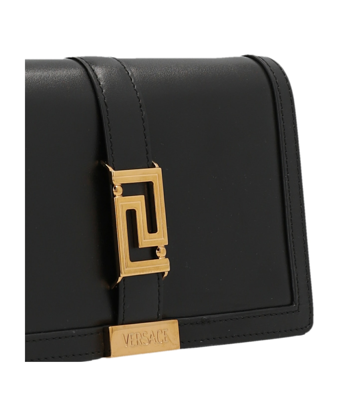 Versace 'greca Goddess' Clutch Bag - Black  