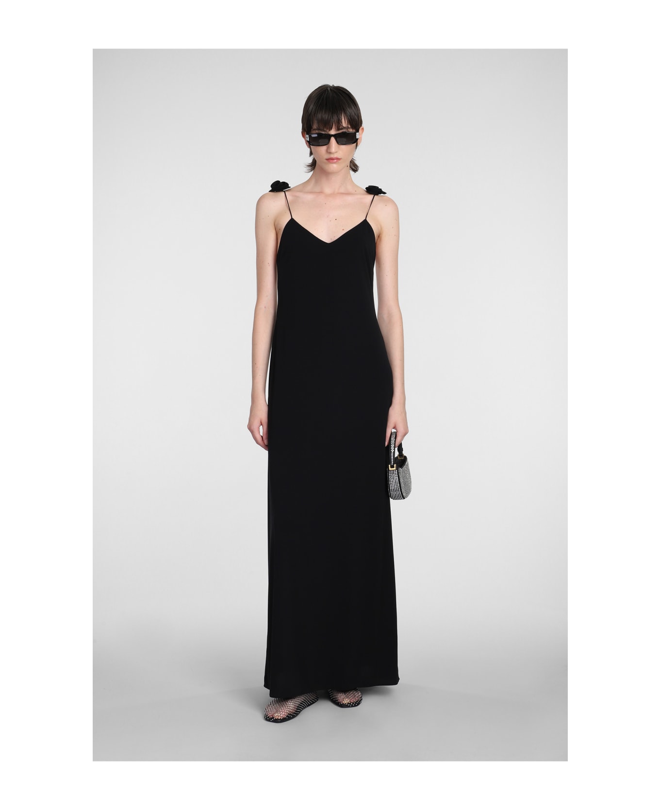 Magda Butrym Dress In Black Polyamide - BLACK ワンピース＆ドレス