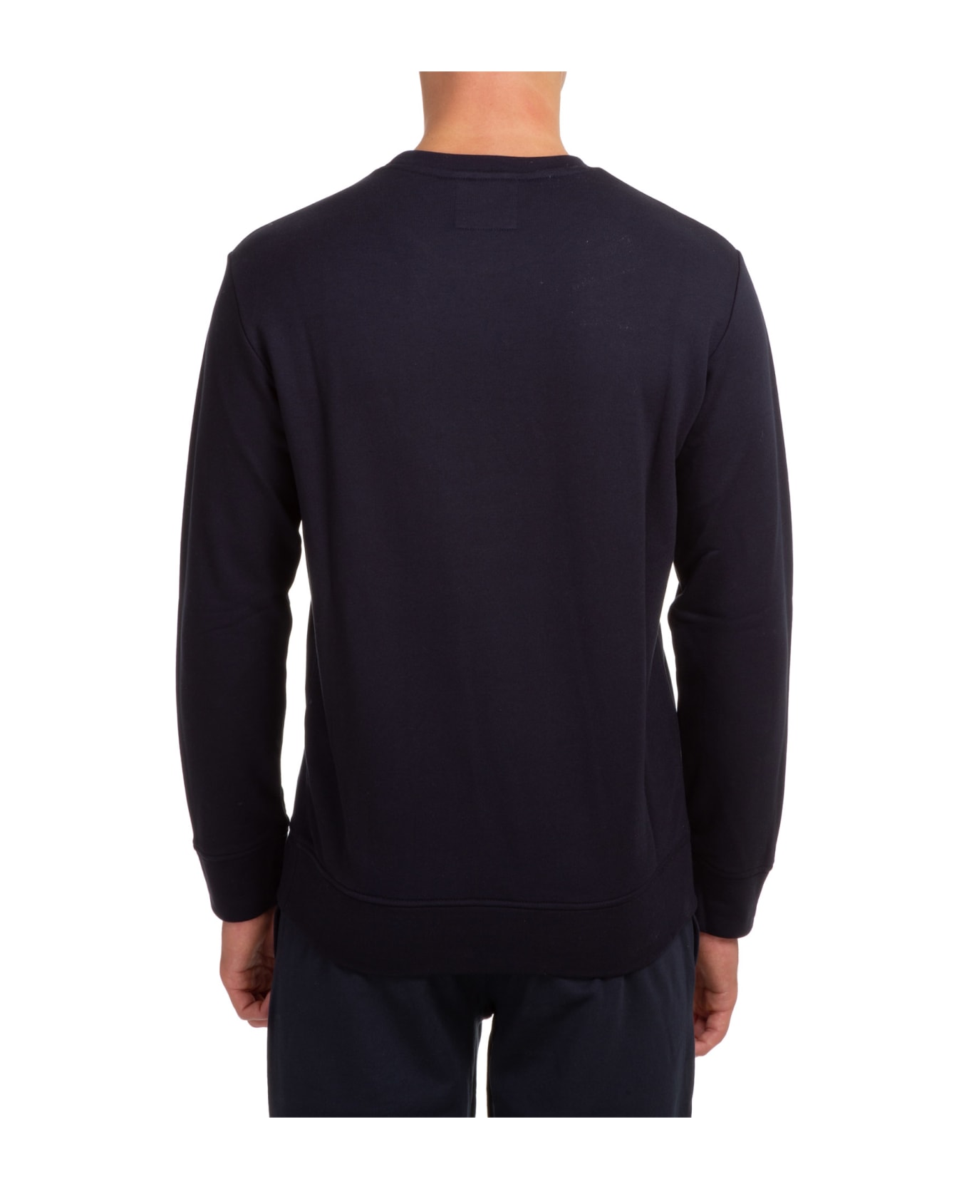 Emporio Armani Cotton Sweatshirt - Navy