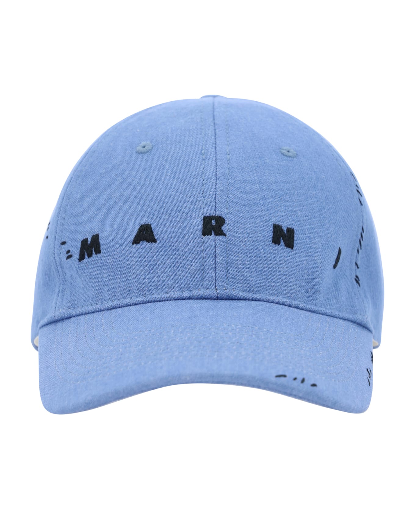 Marni Baseball Cap - Gnawed Blue