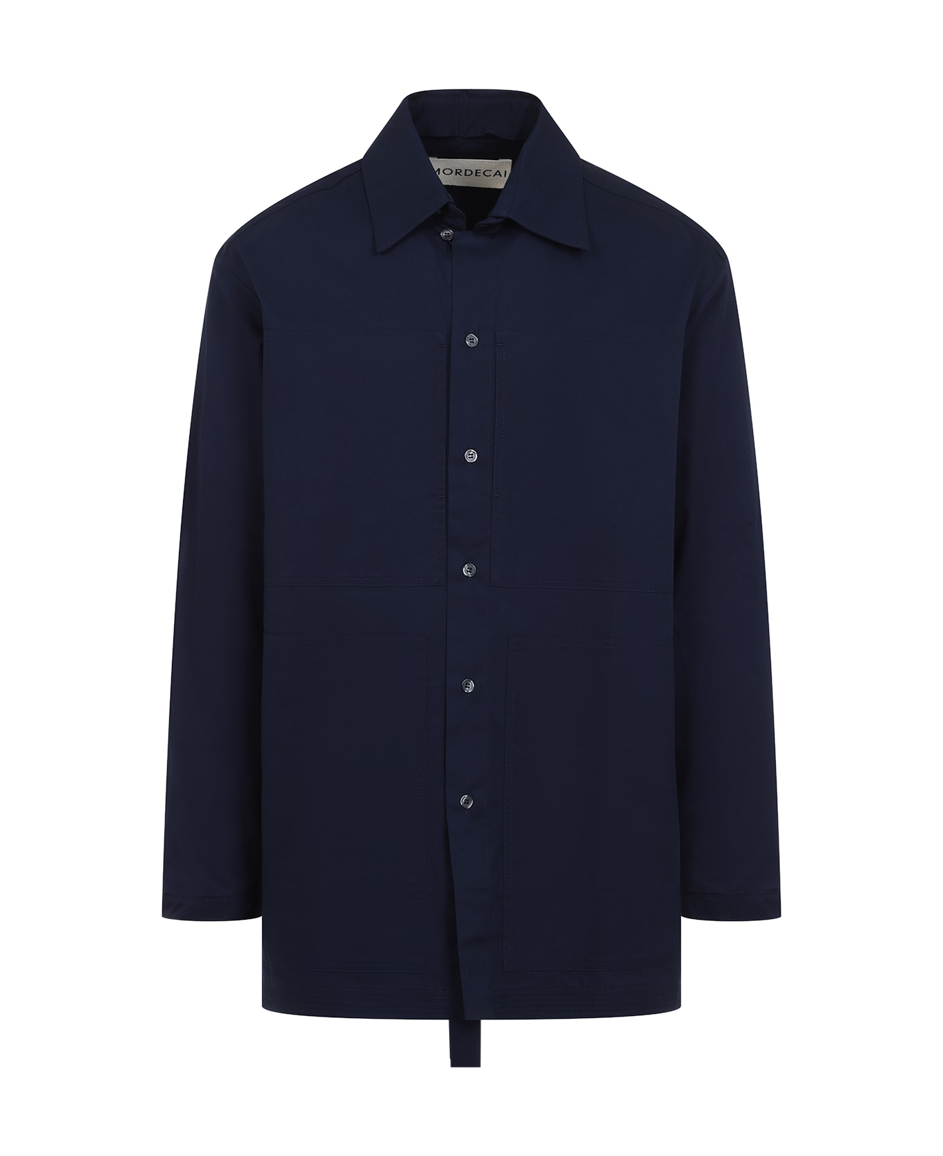 Mordecai Pocket Collar Shirt - Ink Blue