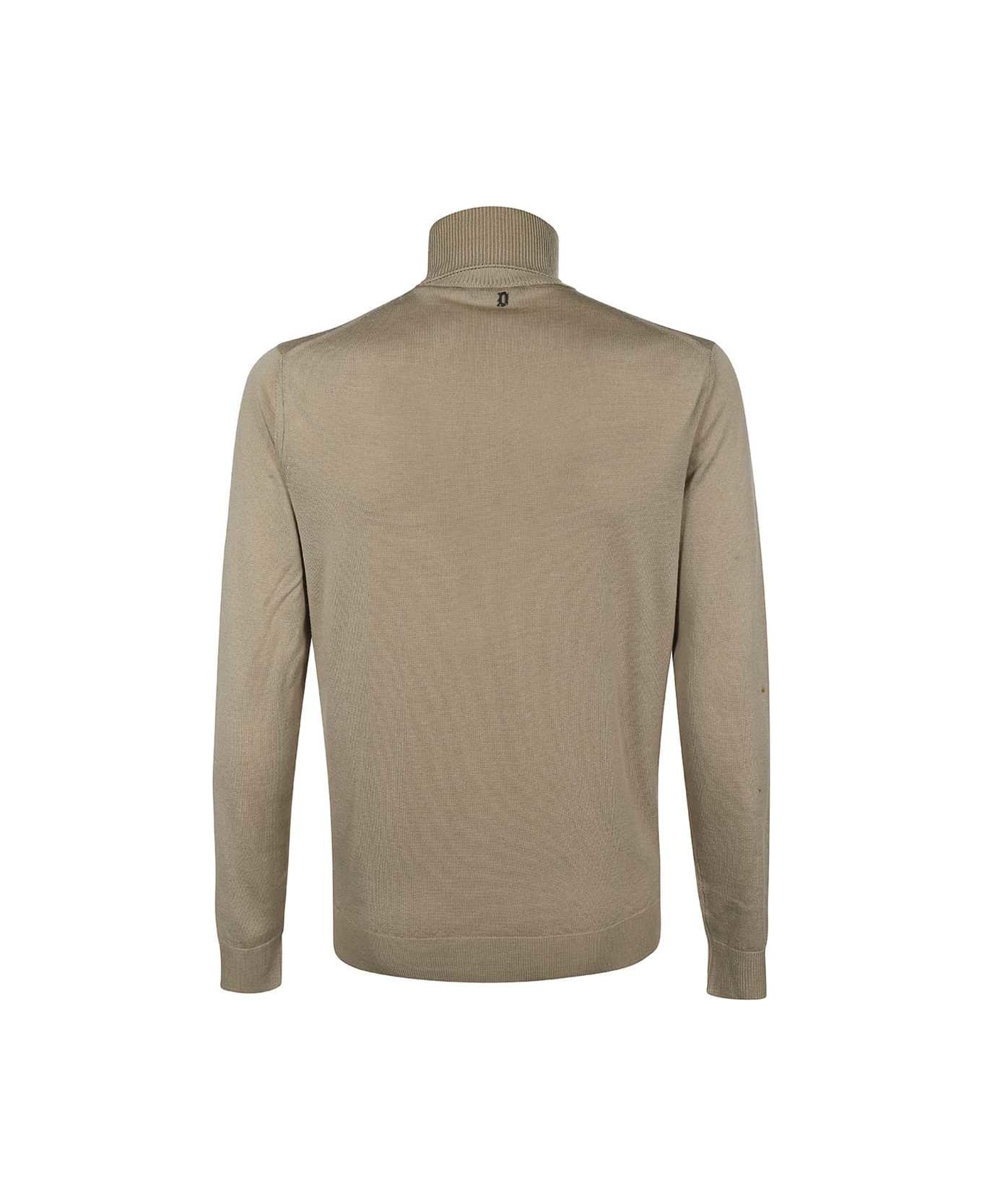 Dondup Wool Turtleneck Sweater - Beige