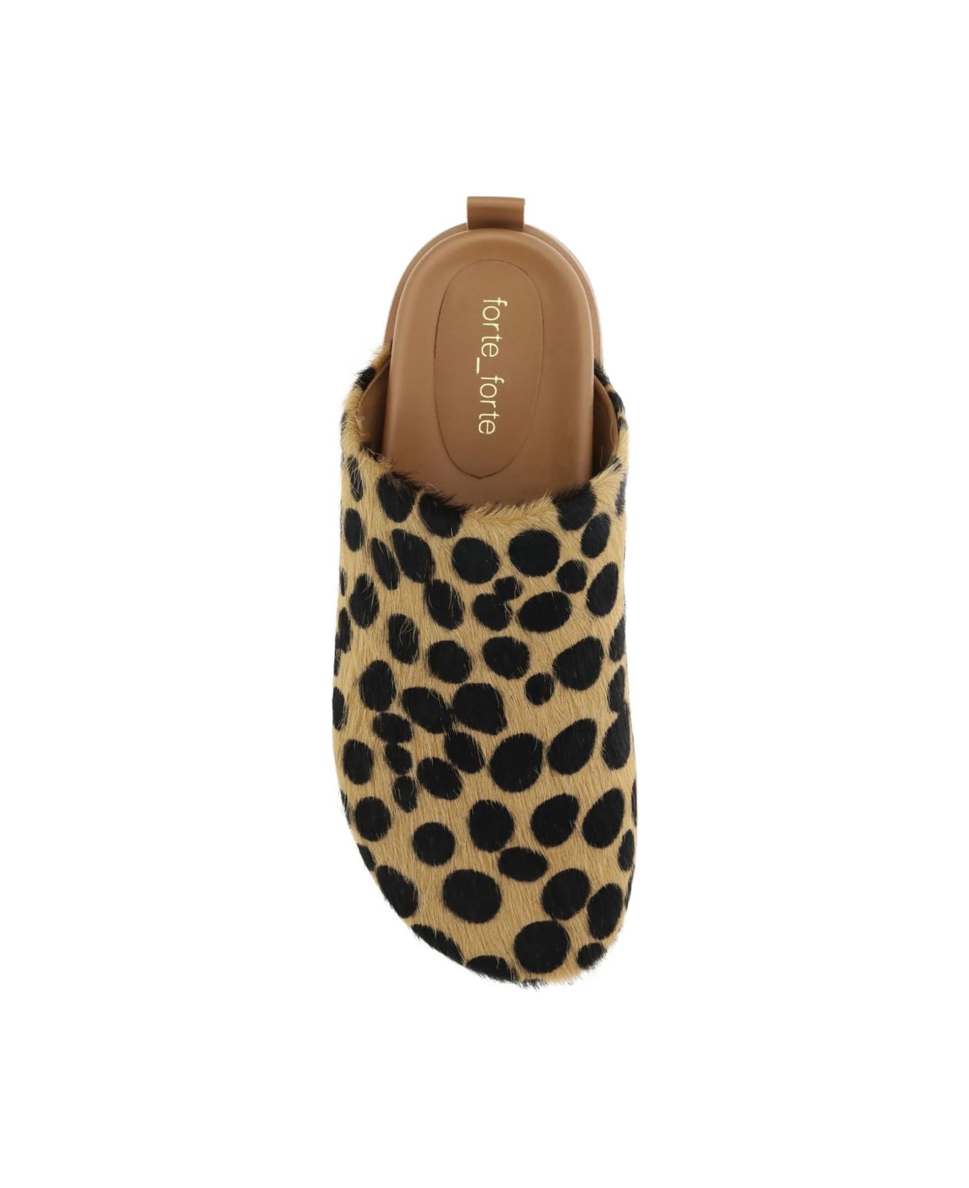 Forte_Forte Printed Slippers - Brown