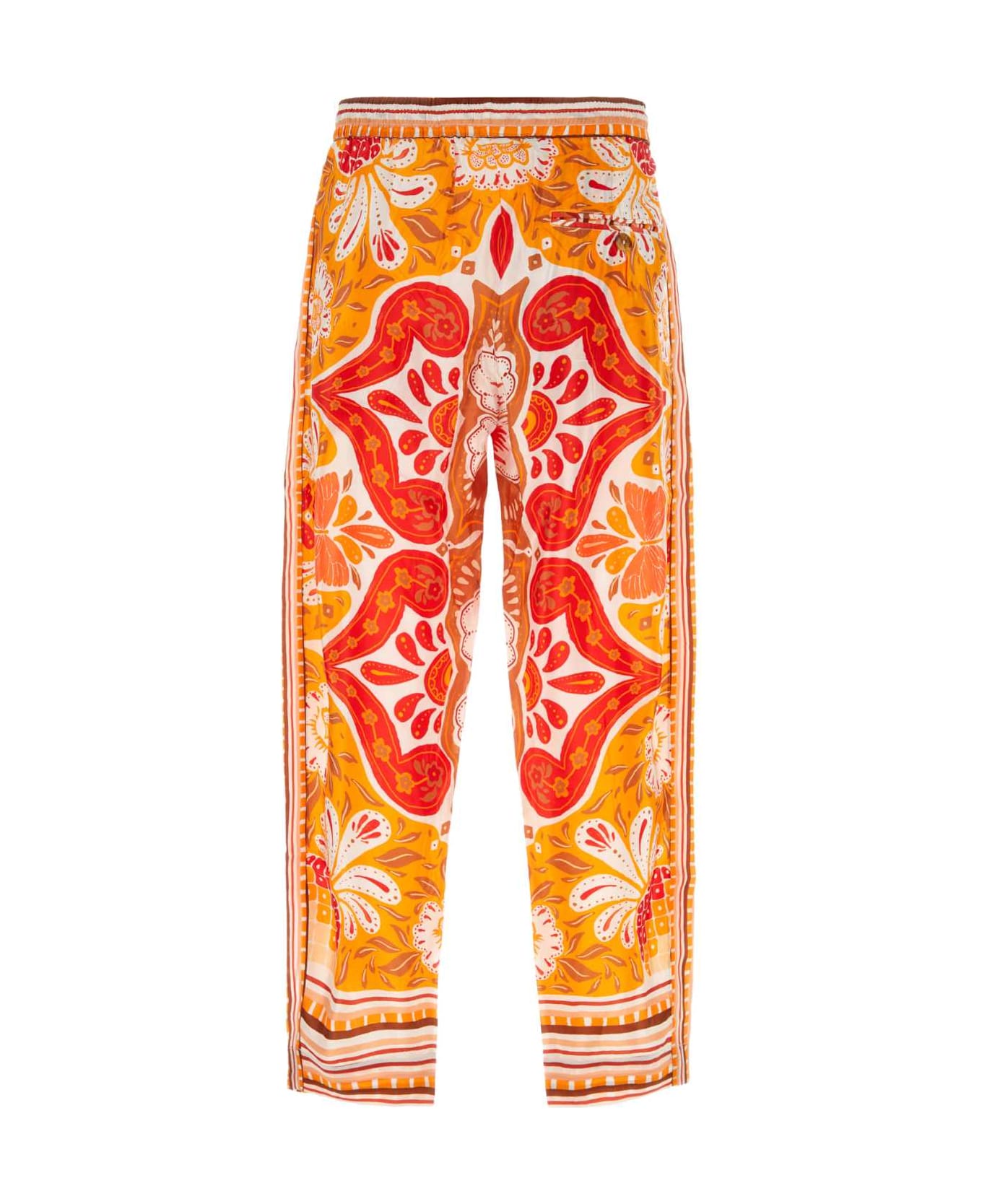 Farm Rio Printed Viscose Pant - WONDERFULSCARFOFFWHITE