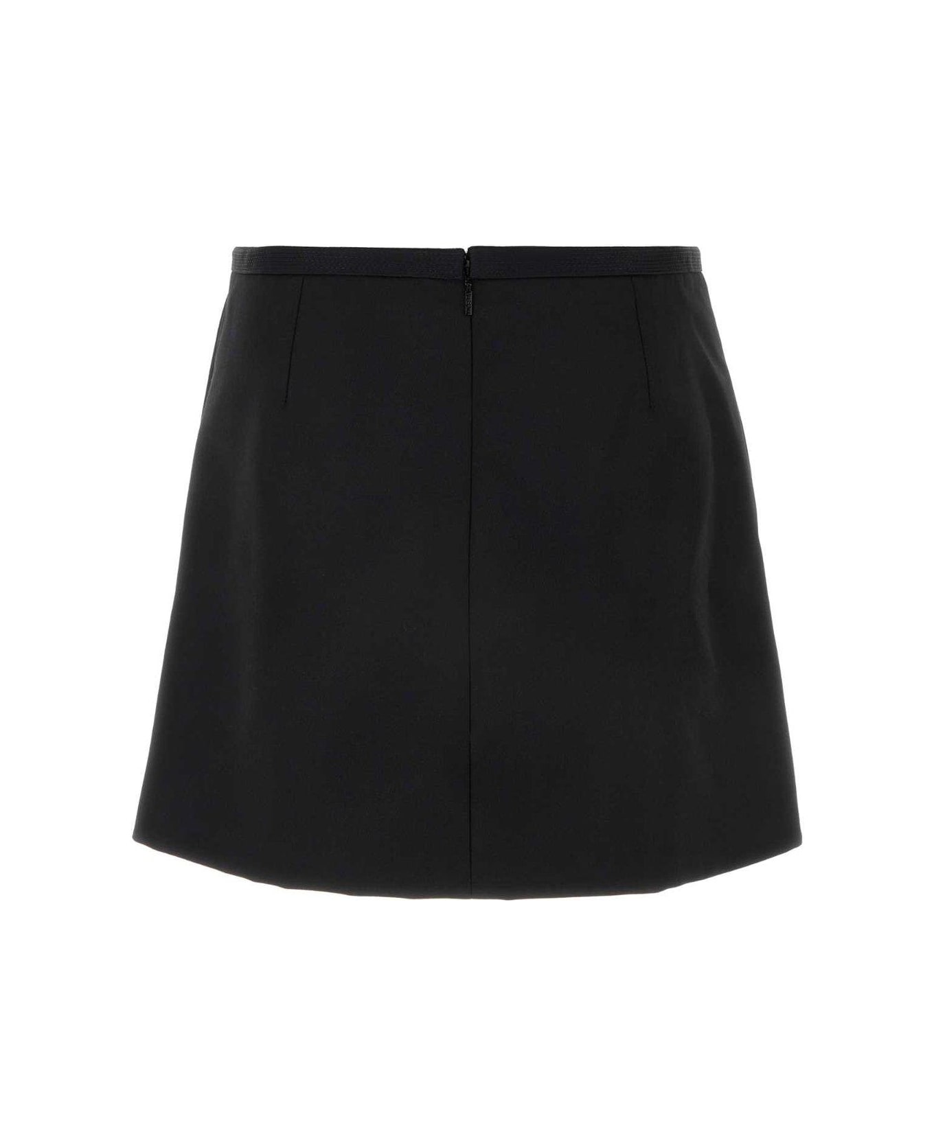 Versace Zip-up Mini Skirt - BBLACK