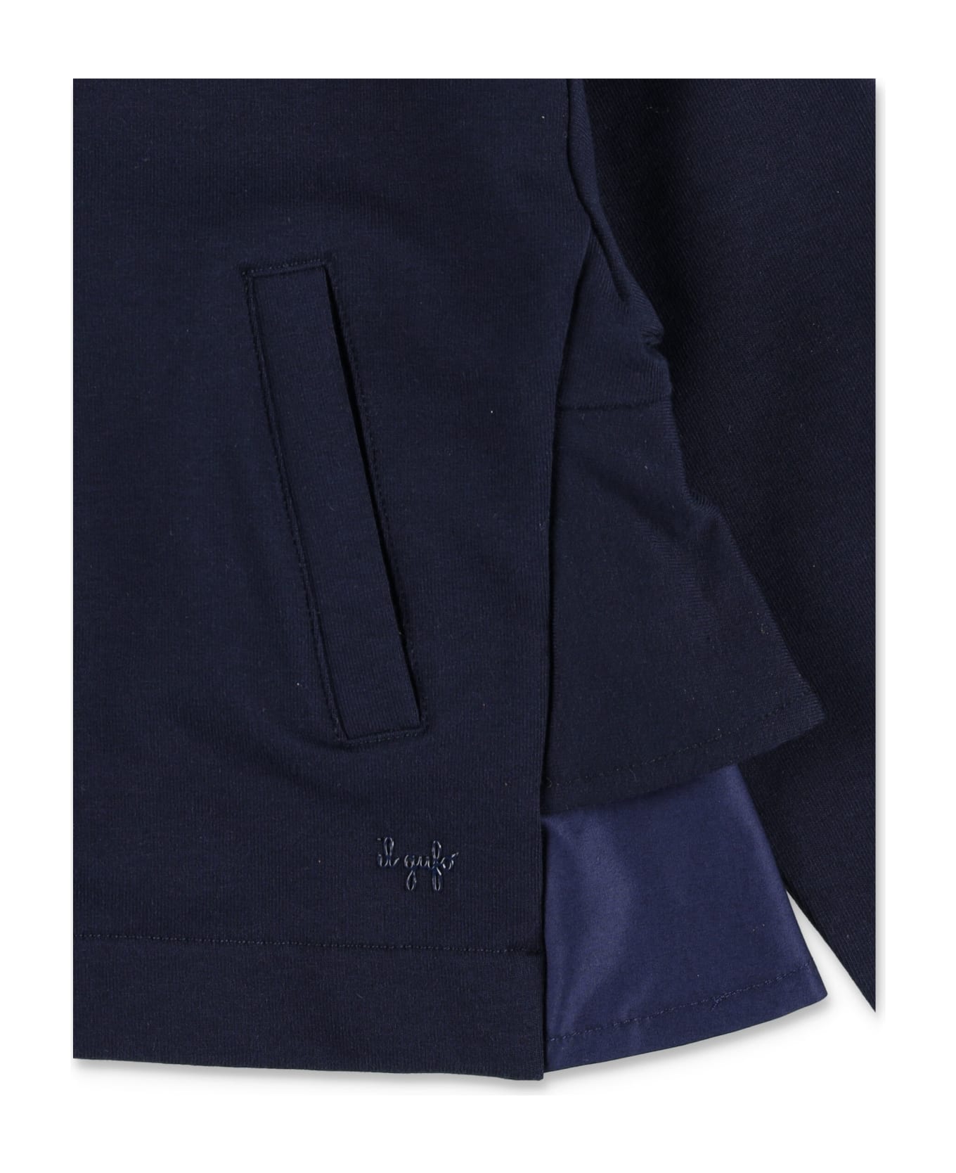 Il Gufo Stretch Fleece Jacket - BLUE ニットウェア＆スウェットシャツ