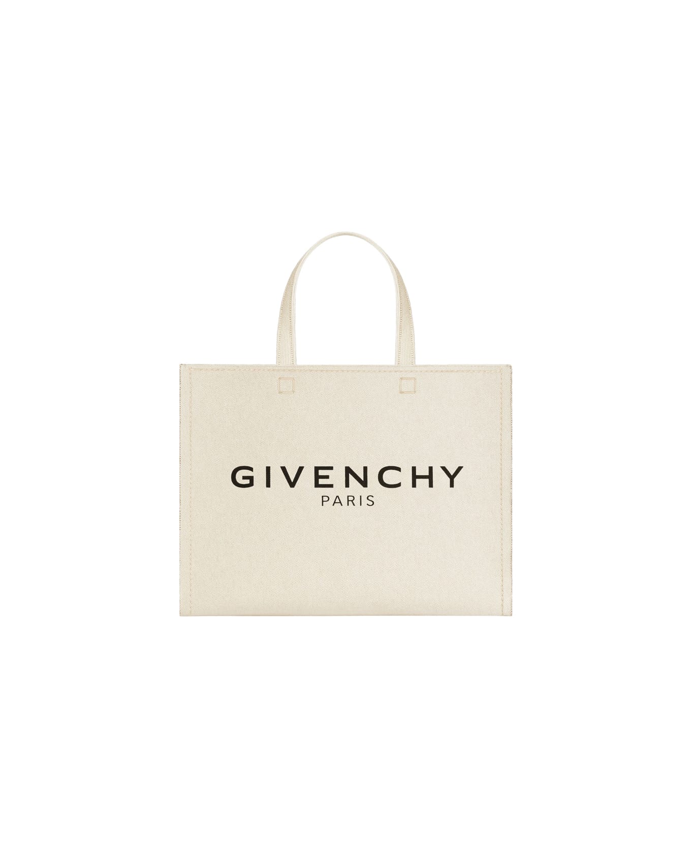 Givenchy Small G-tote Bag In Natural Beige Canvas - Brown トートバッグ