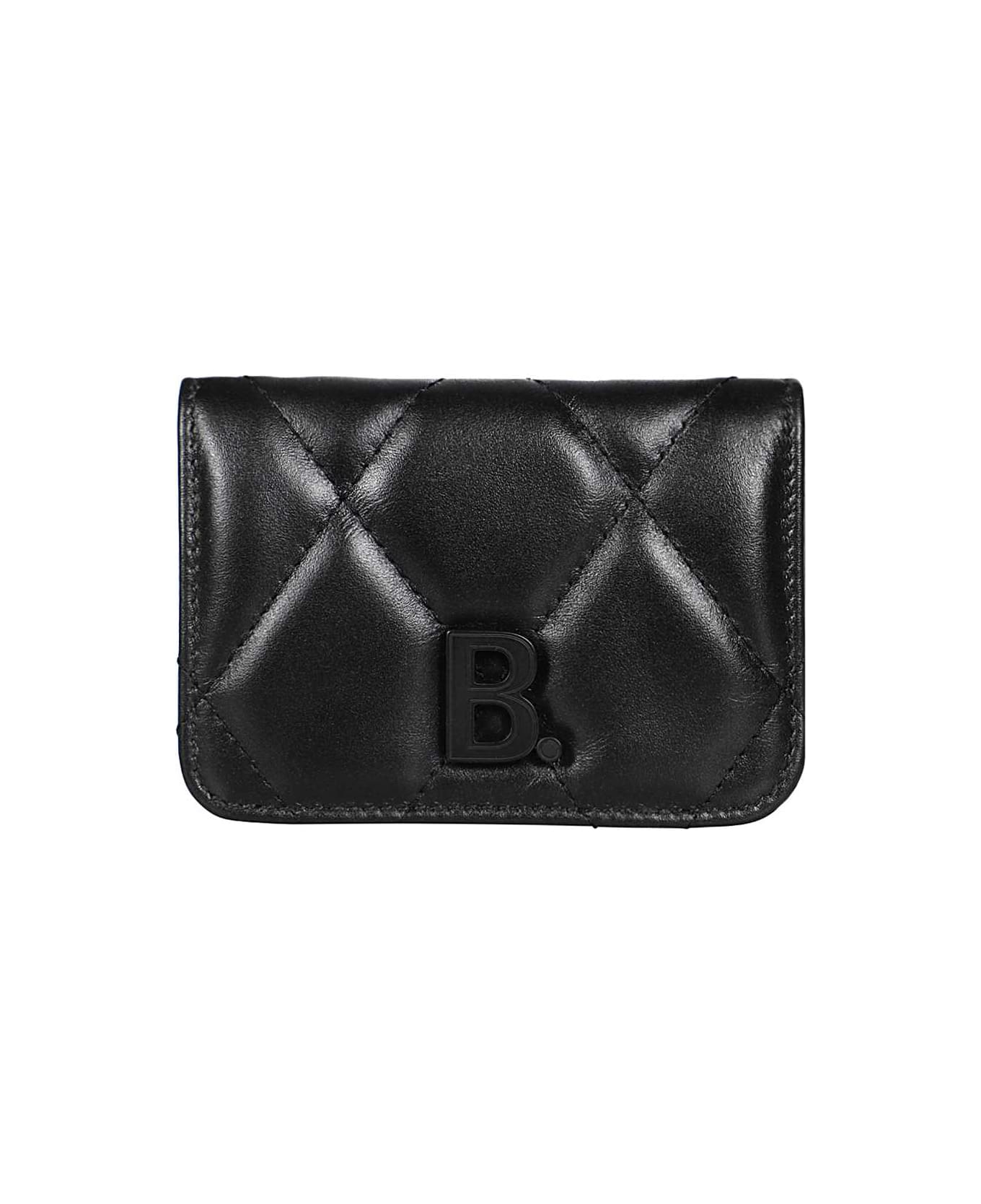 Balenciaga Leather Wallet - black