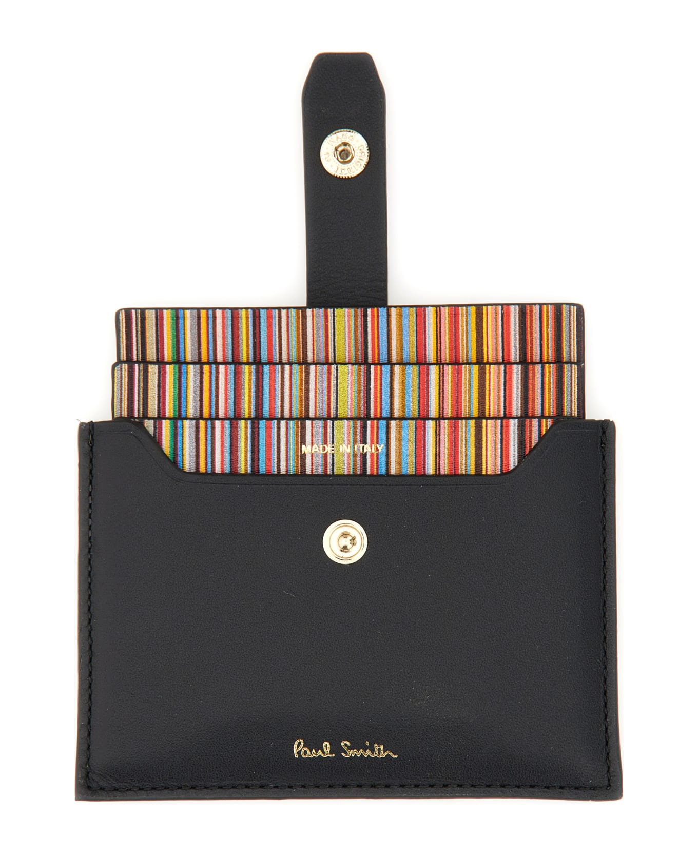 Paul Smith Card Holder With Logo - Black 財布