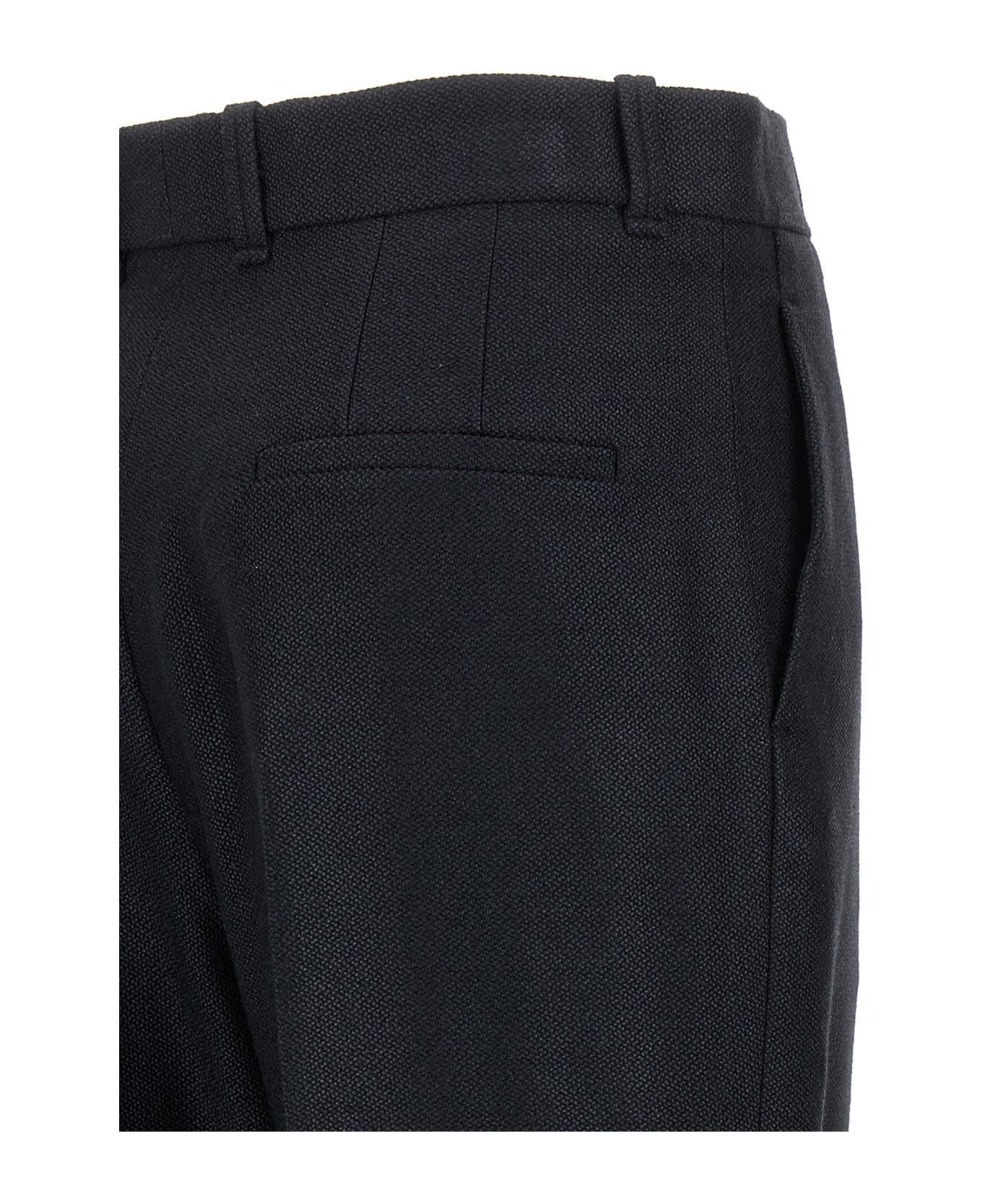 Chloé High-waisted Flare Trousers - BLACK