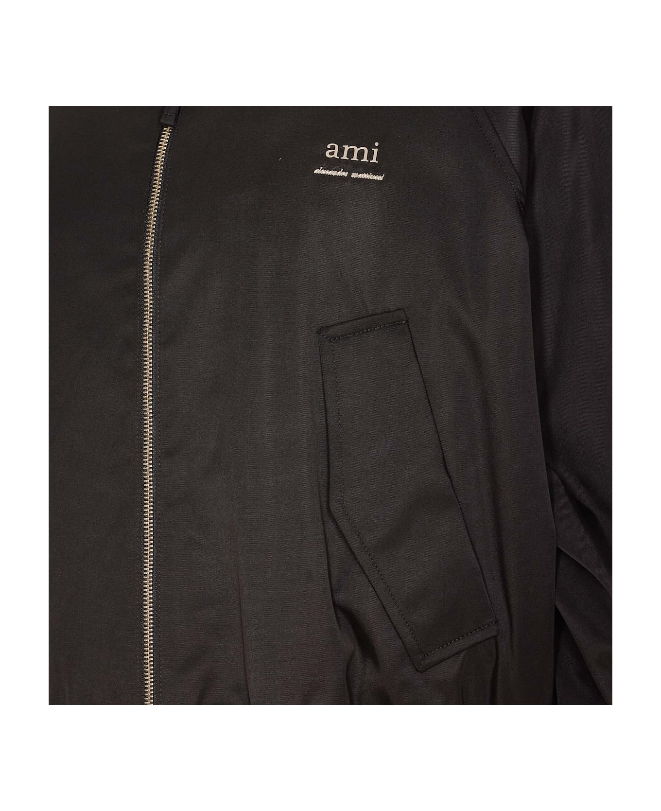 Ami Alexandre Mattiussi Ami Clssic Bomber Jacket - Nero
