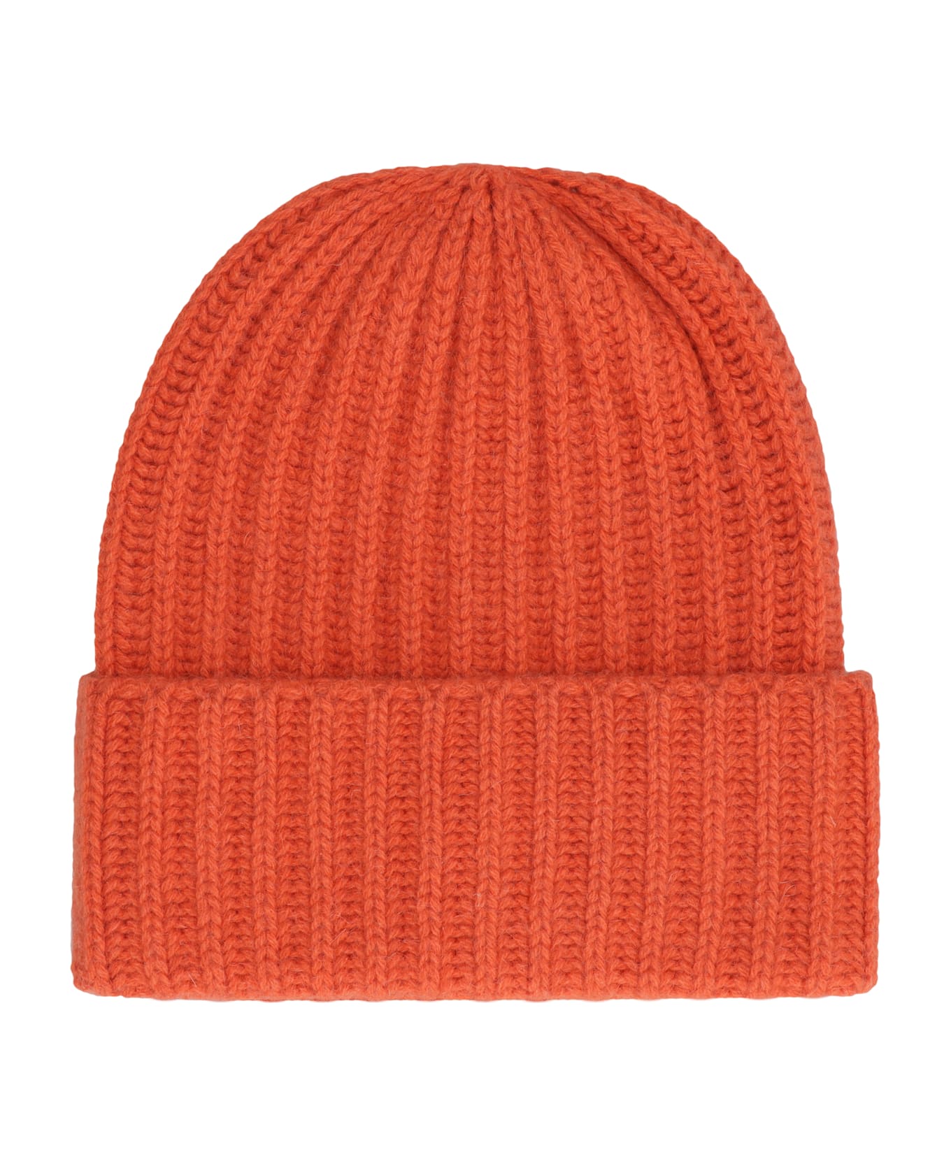 Malo Wool And Cashmere Hat - Orange