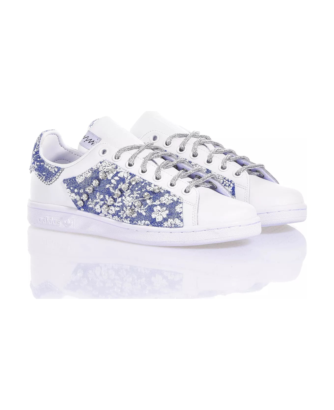 Mimanera Adidas Stan Smith Flower Jeans