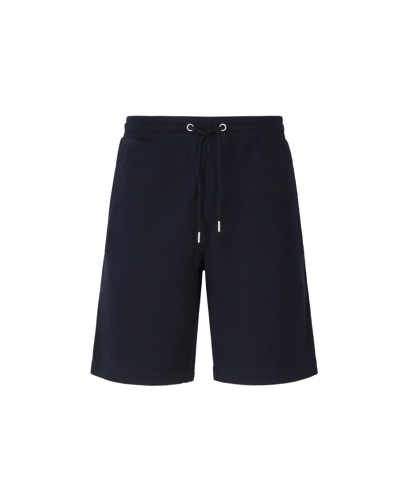 Sun 68 Cotton Blended Shorts - Navy blue