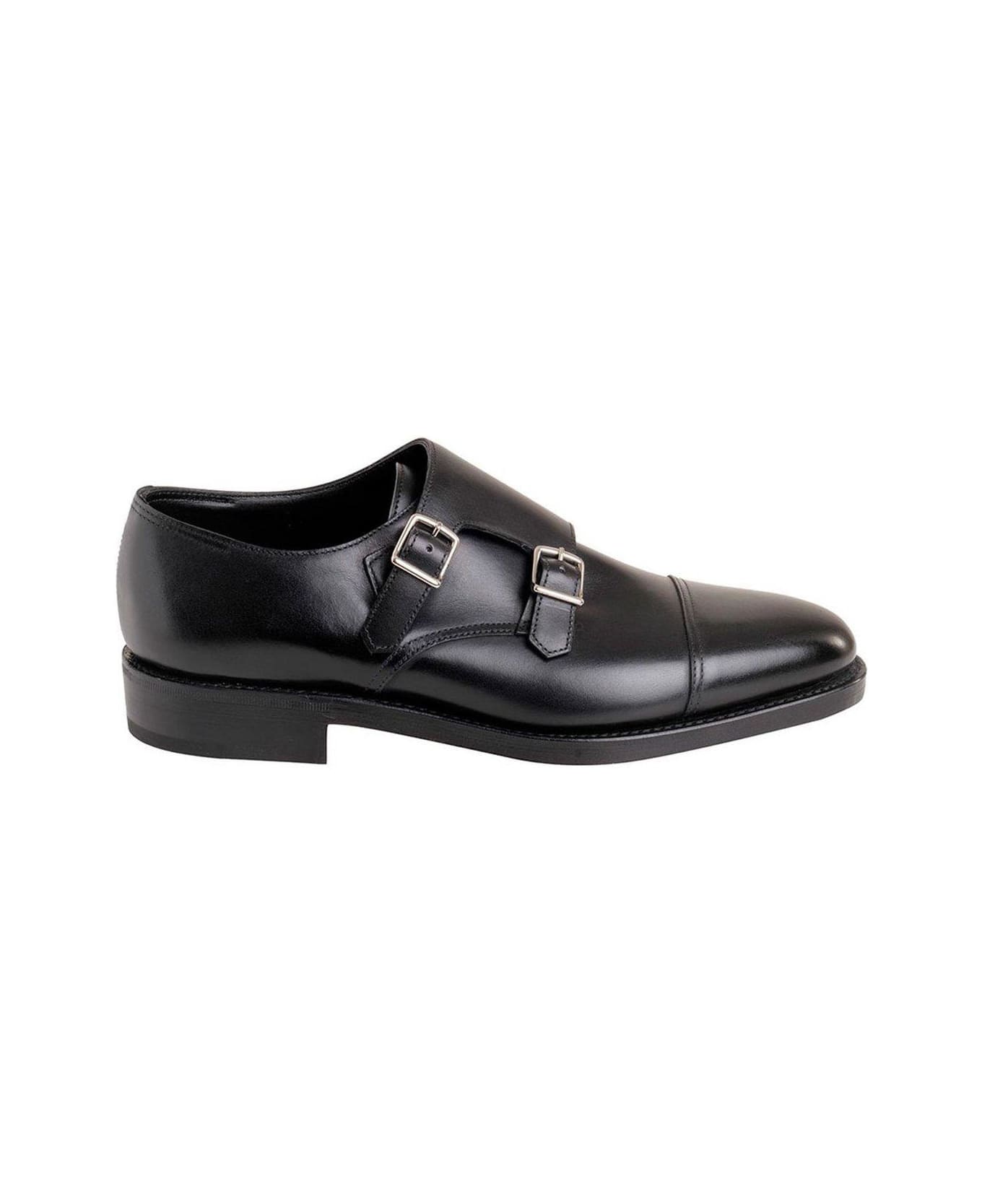 John Lobb William Double Buckle Loafers Loafers - NERO