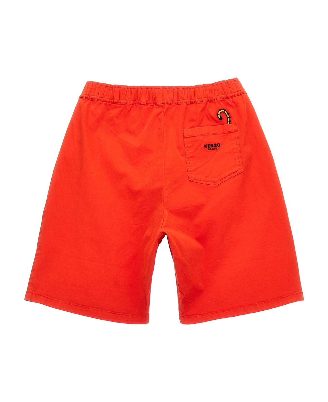 Kenzo Kids Embroidered Bermuda Shorts - Red