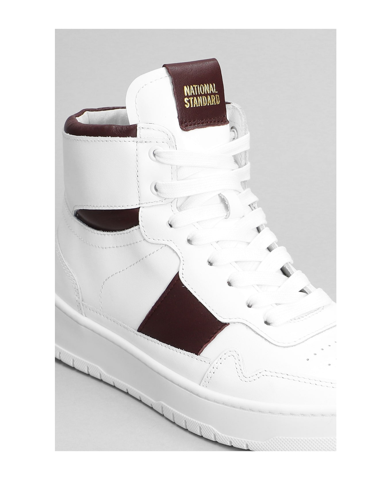 National Standard Edition 10 Sneakers In White Leather - white