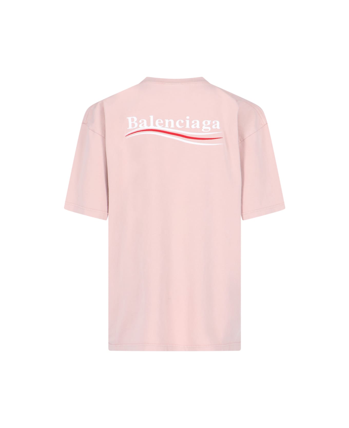 Balenciaga Back Logo T-shirt - Pink