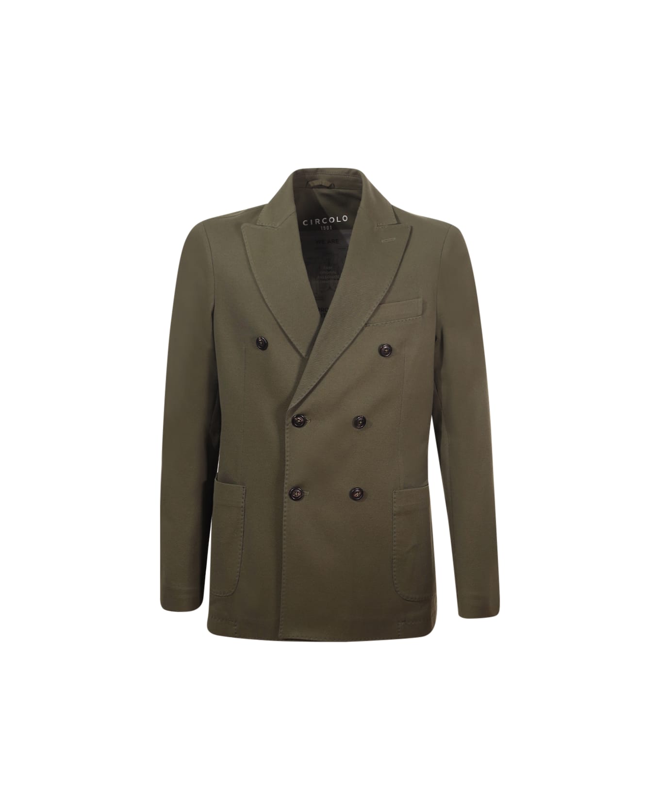 Circolo 1901 Double-breasted Jacket Circolo - Green