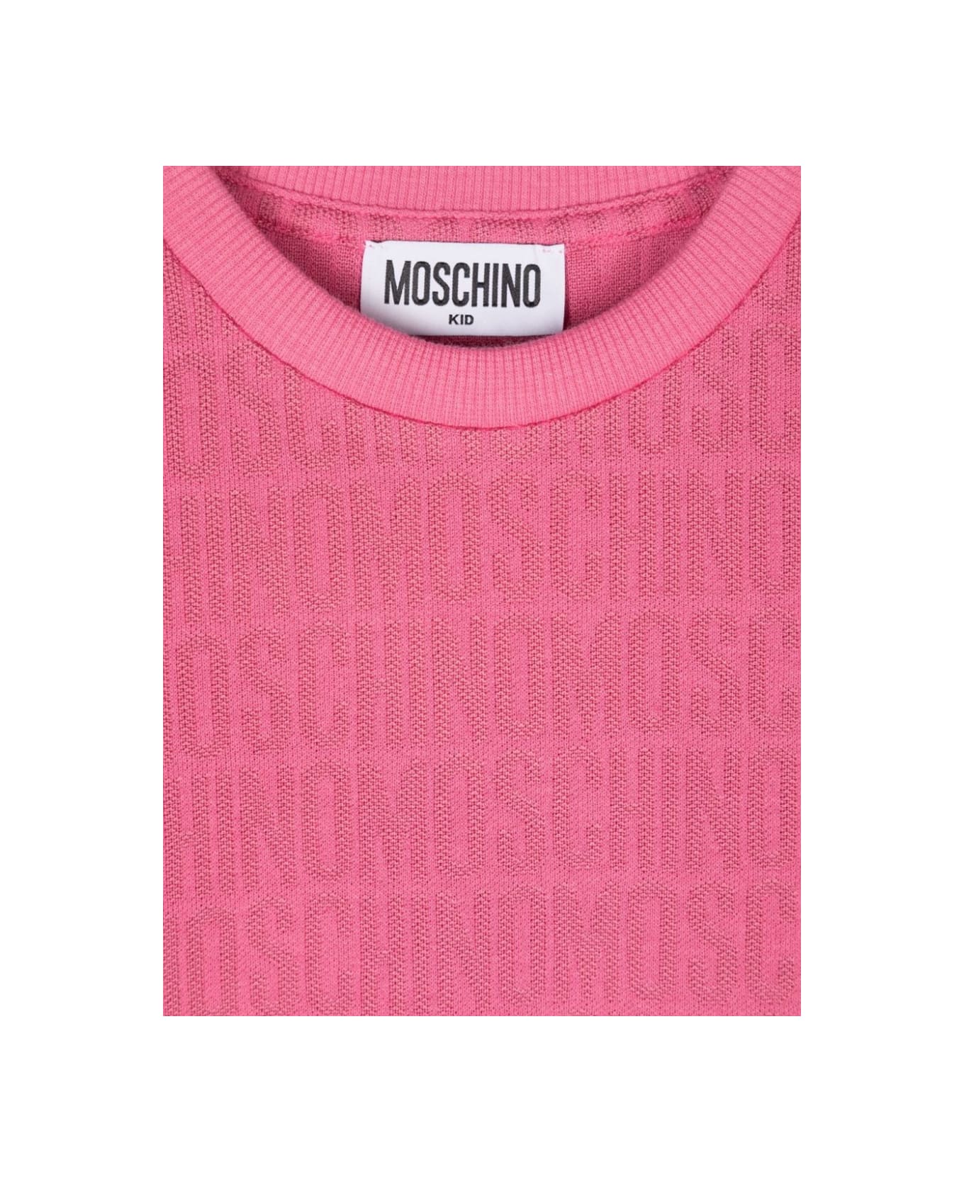 Moschino Maxi T Shirt M/c - FUCHSIA