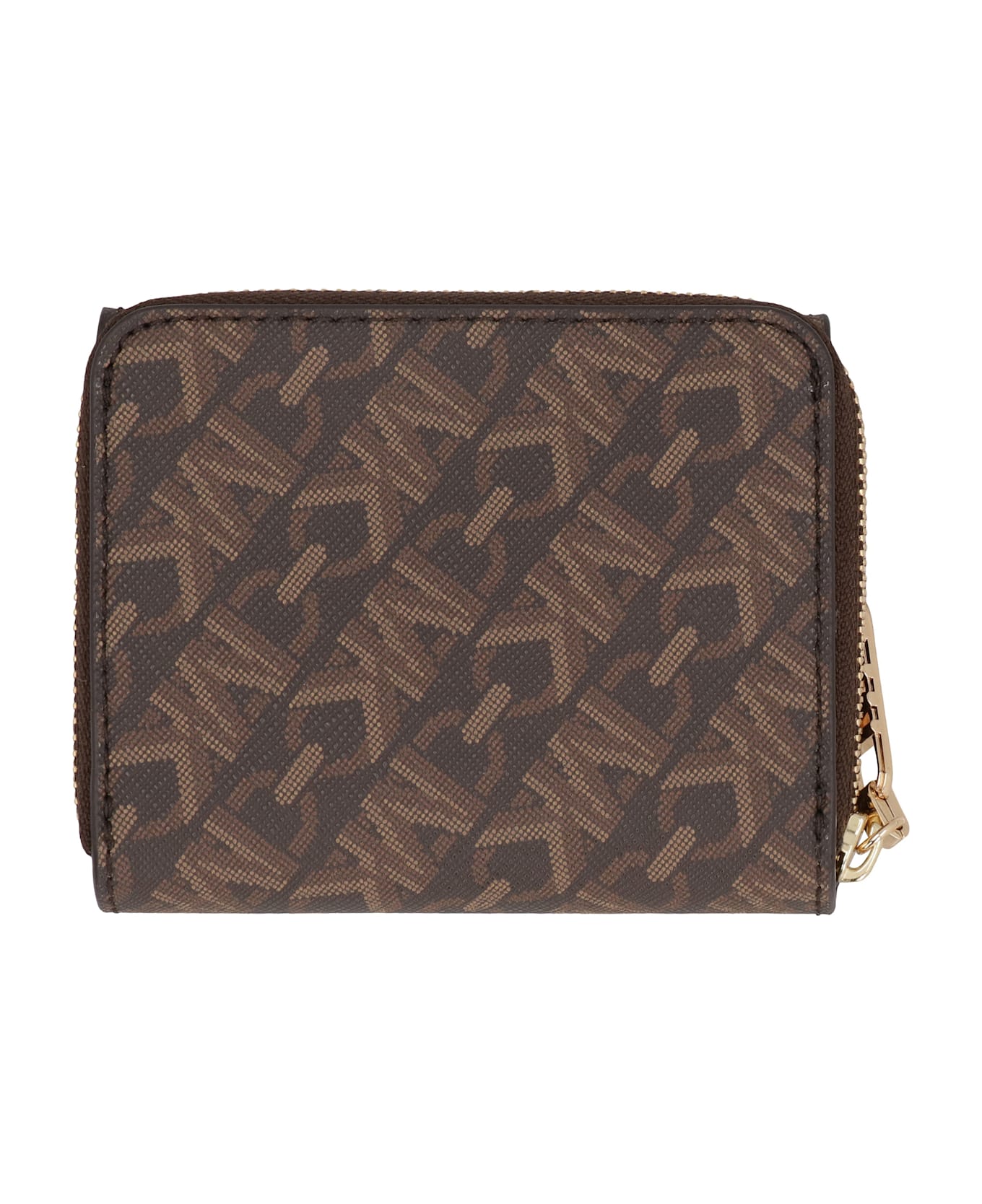 MICHAEL Michael Kors Empire Coated Canvas Wallet - brown