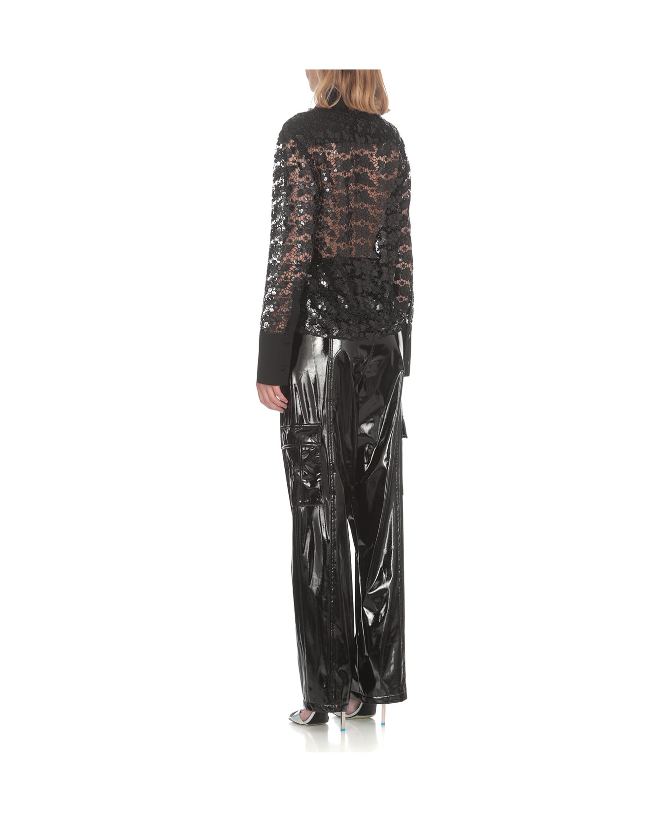 NEW ARRIVALS Carine El Hedonism Shirt - Black