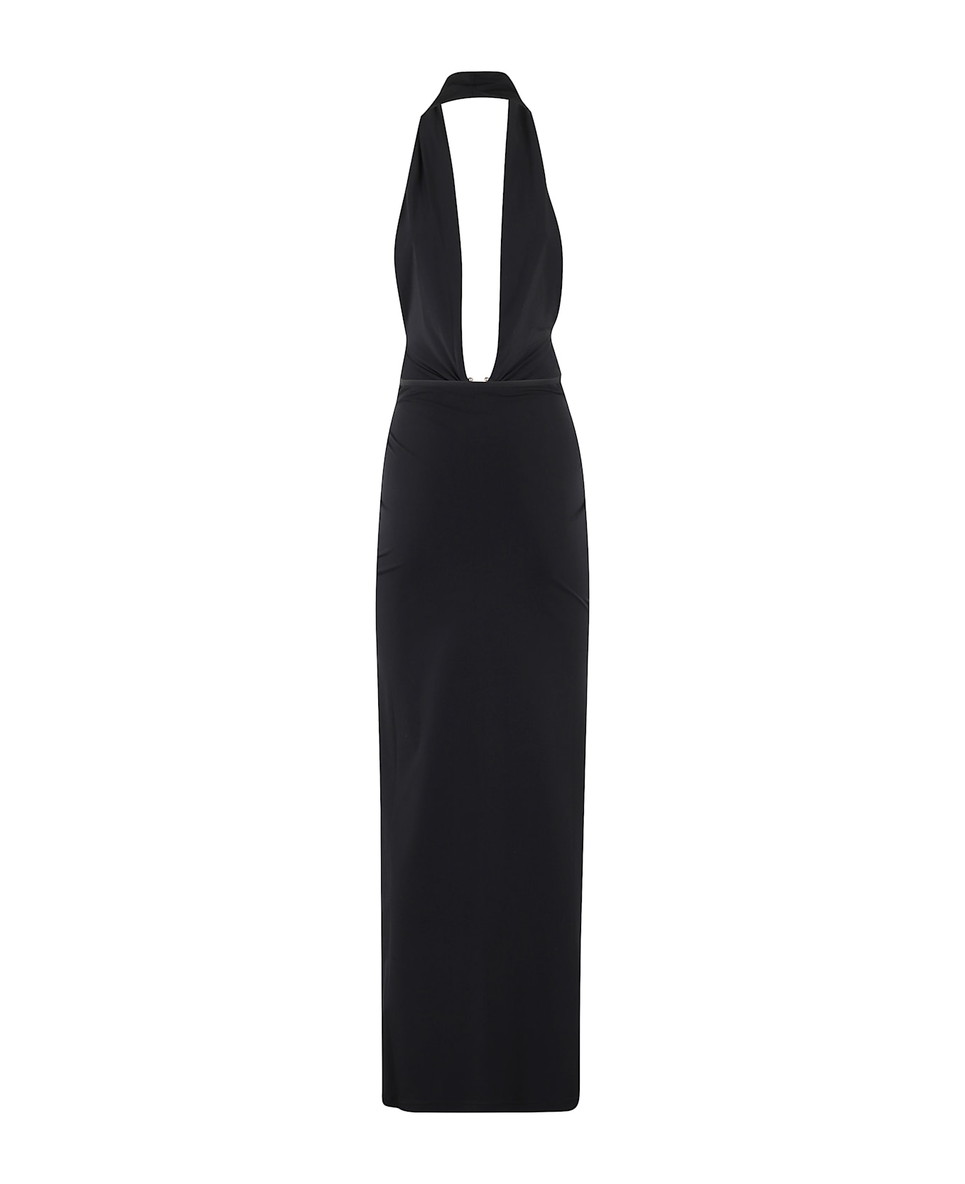 Christopher Esber Pierced Orbit Halter - Black