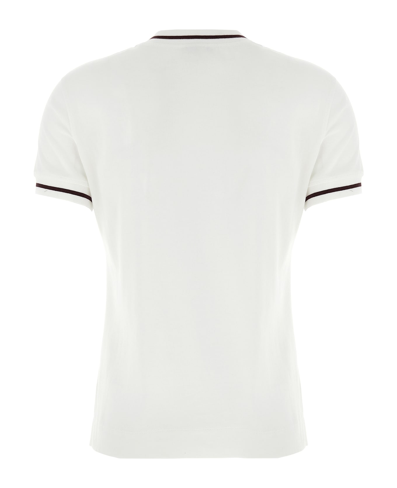 Brunello Cucinelli Logo Patch T-shirt - White