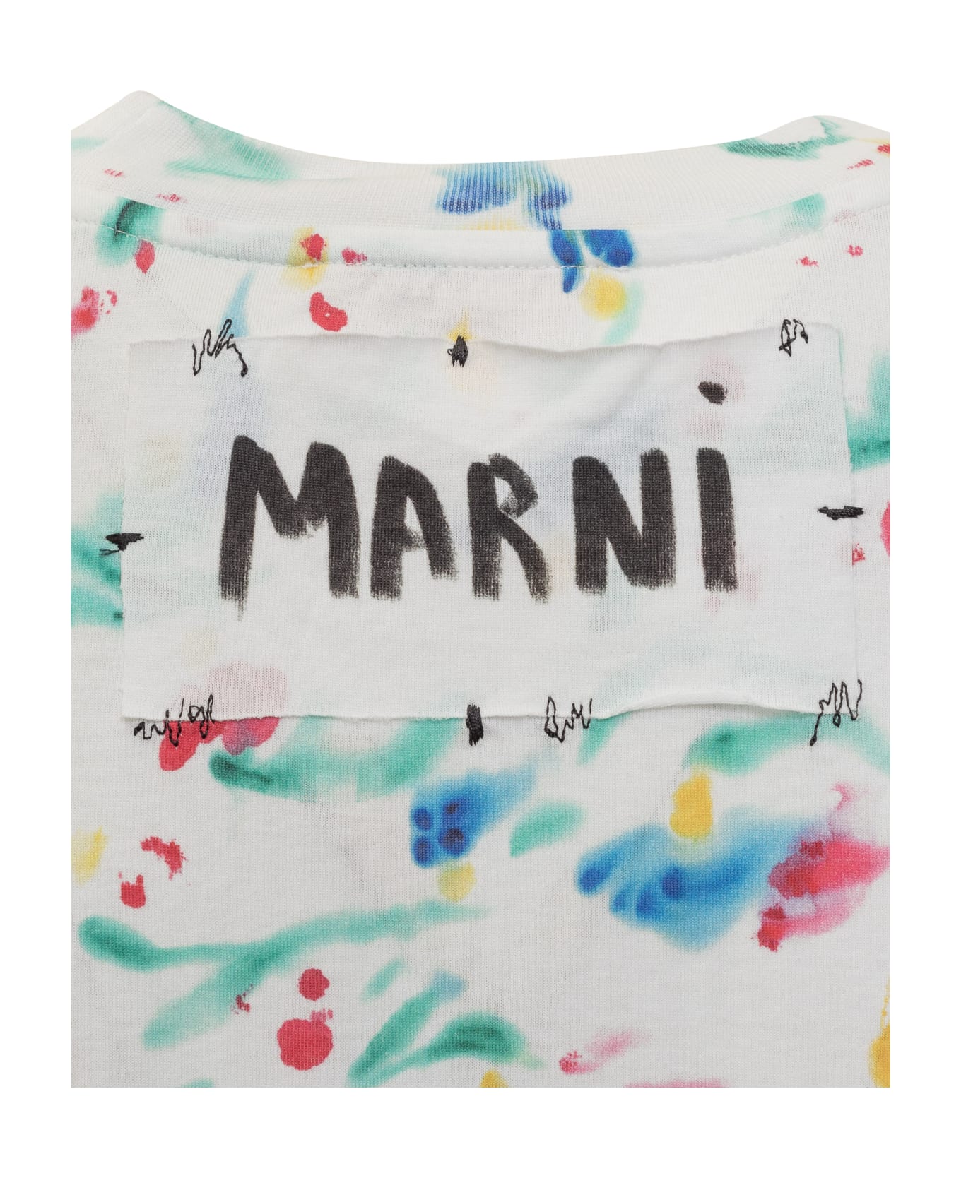 Marni Fiori Dress - LILY WHITE