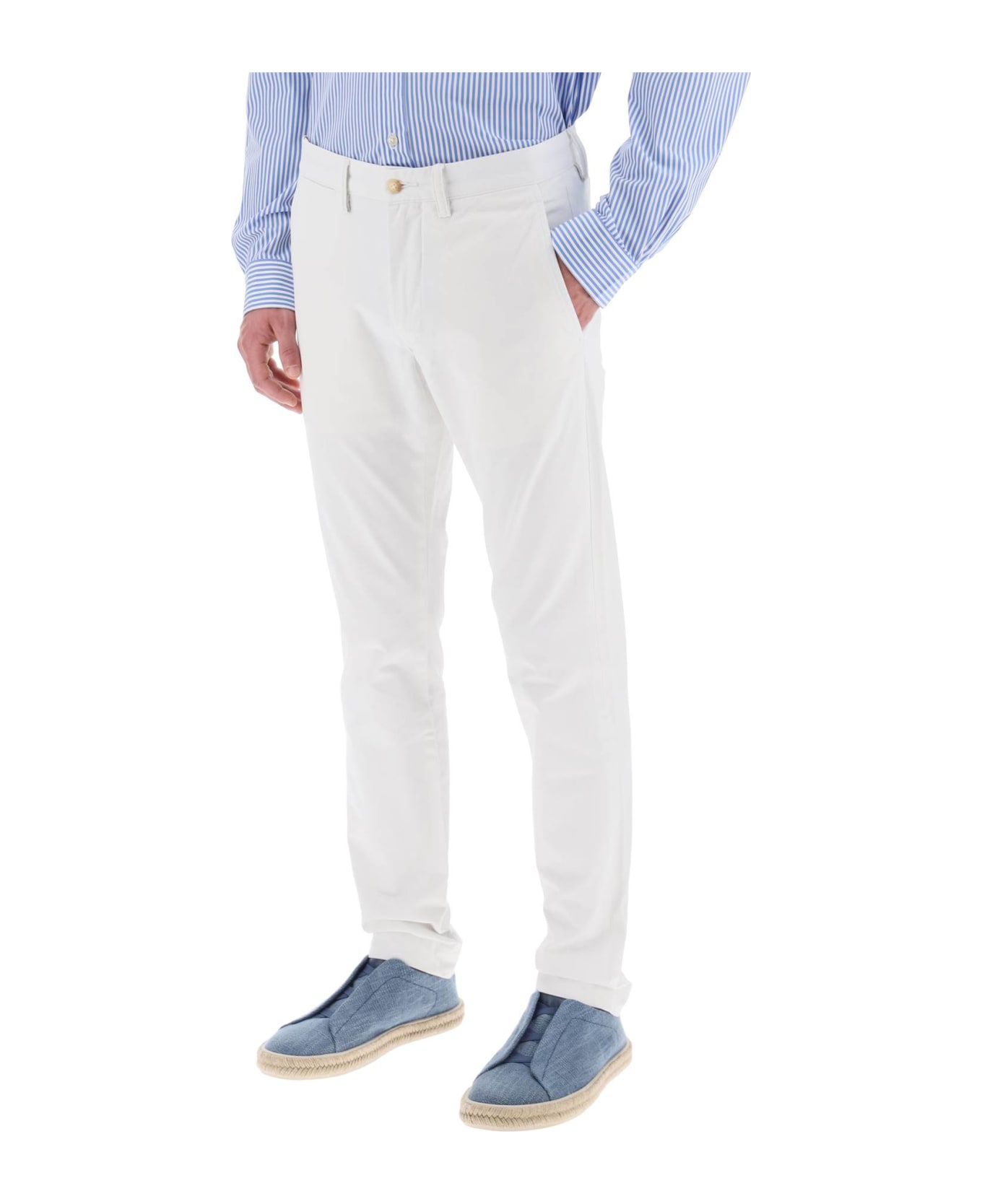 Polo Ralph Lauren Chino Pants In Cotton - DECKWASH WHITE (White) ボトムス