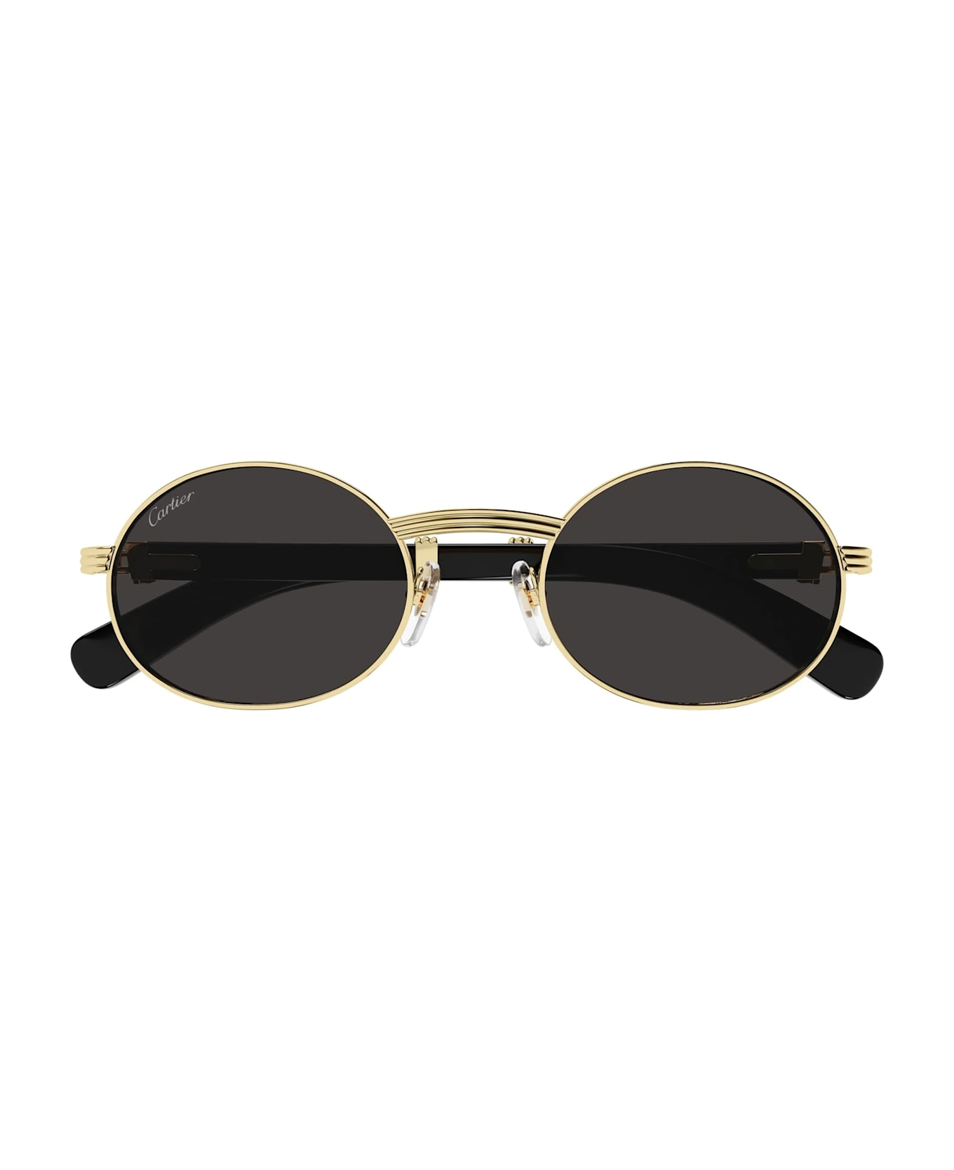 Cartier Eyewear Première De Cartier Ct0464s-001 - Gold / Black Sunglasses - gold/black
