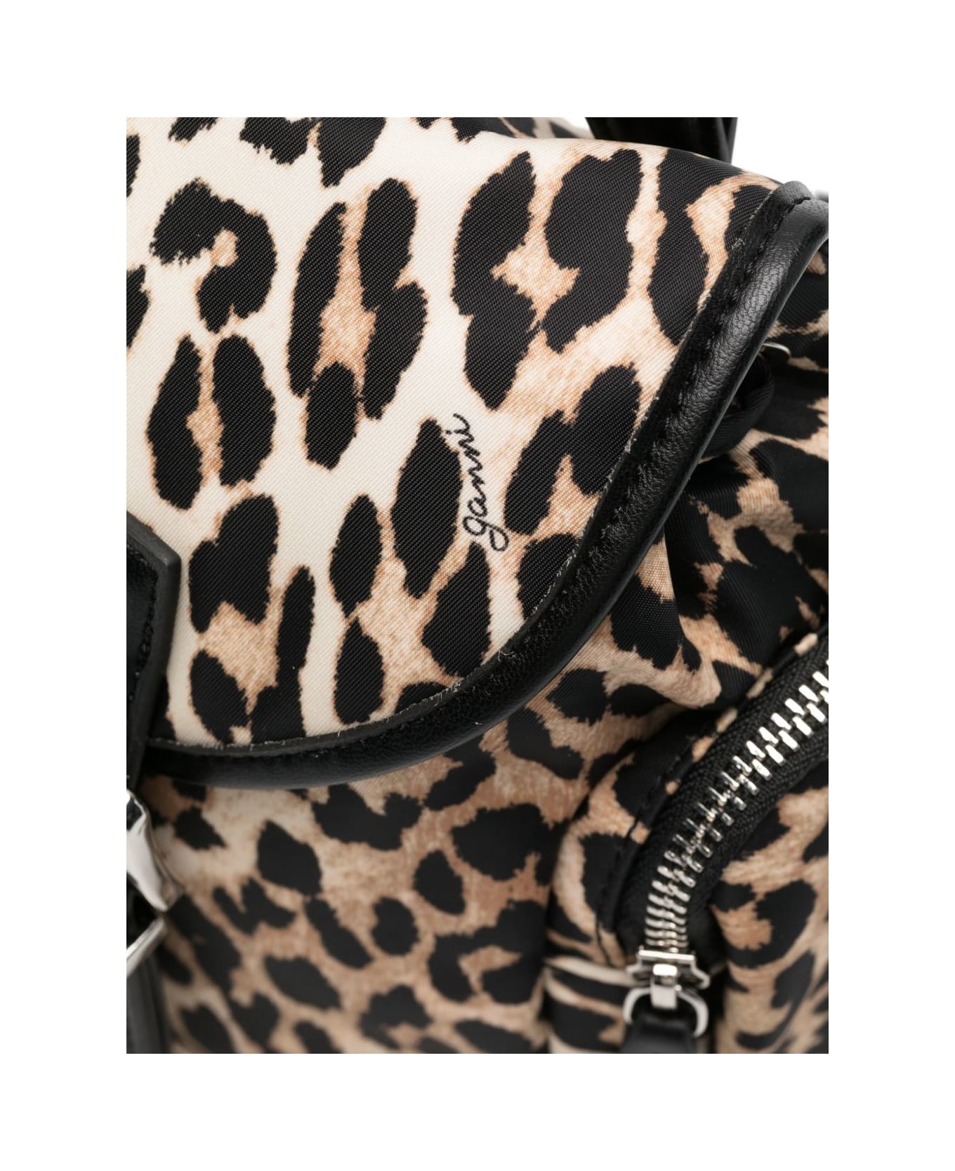 Ganni Bucky Nano Backpack - Brown