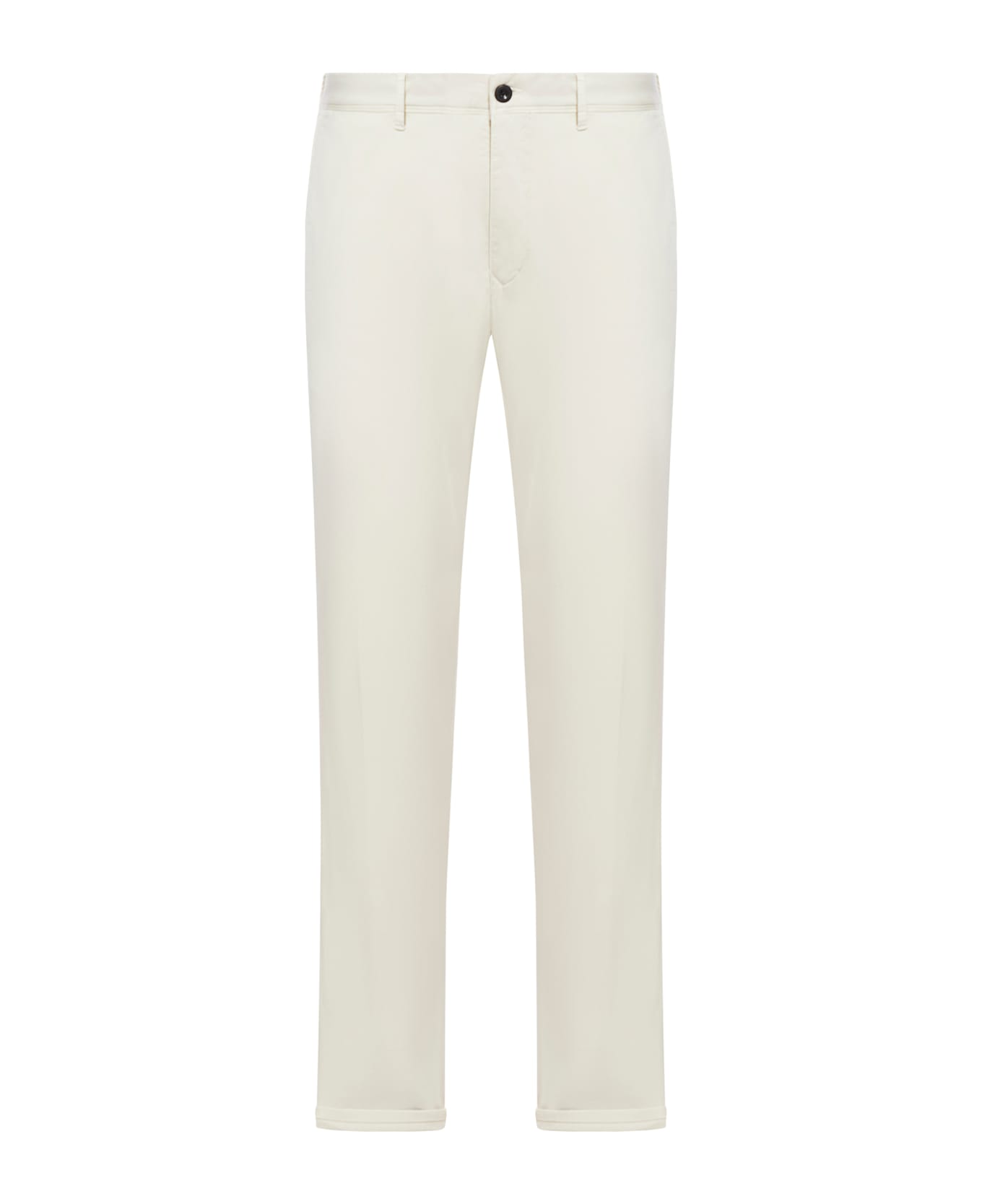 Incotex Slim Cotton Trousers - White