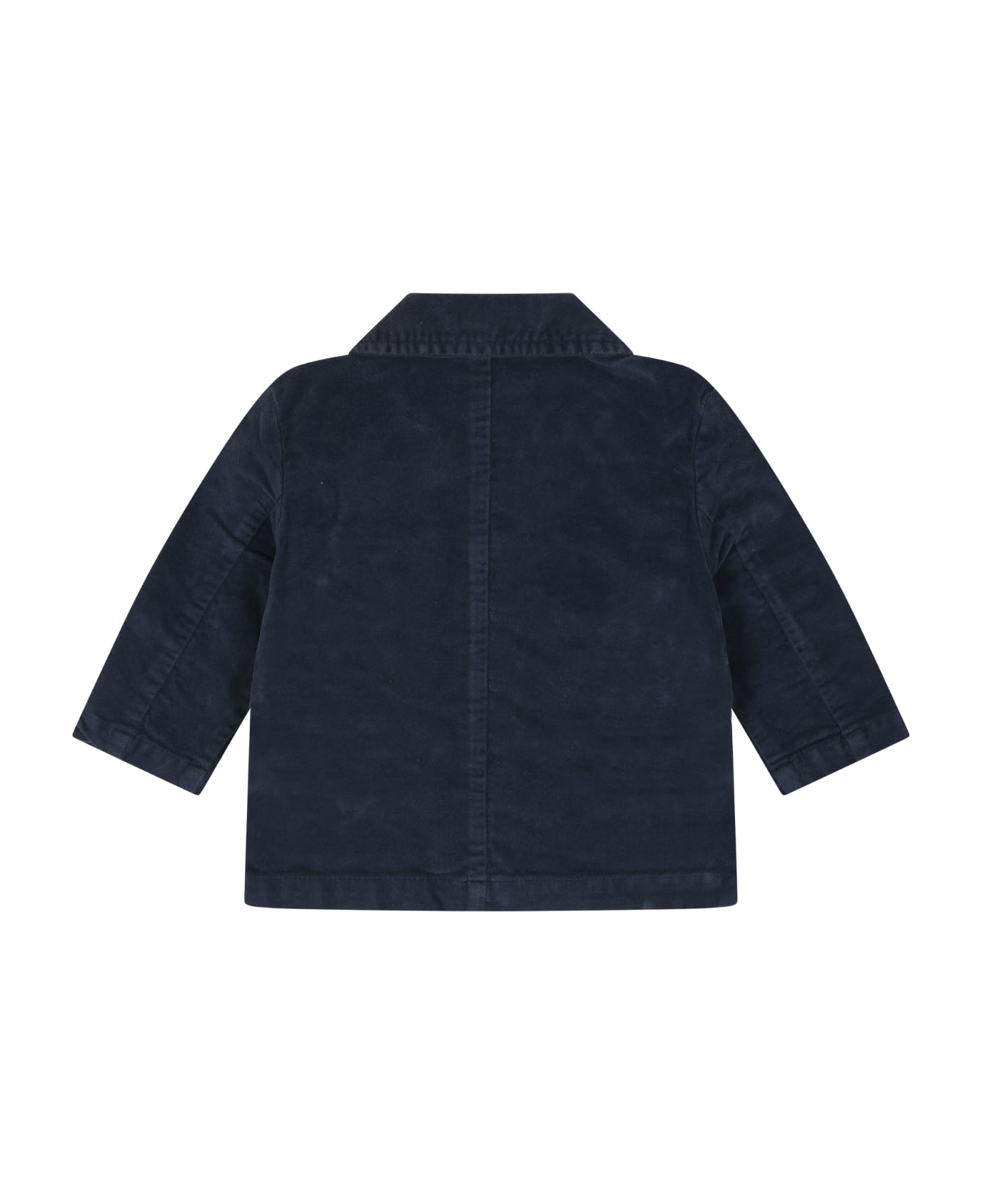 Zhoe & Tobiah Blue Jacket For Baby Boy - Blue