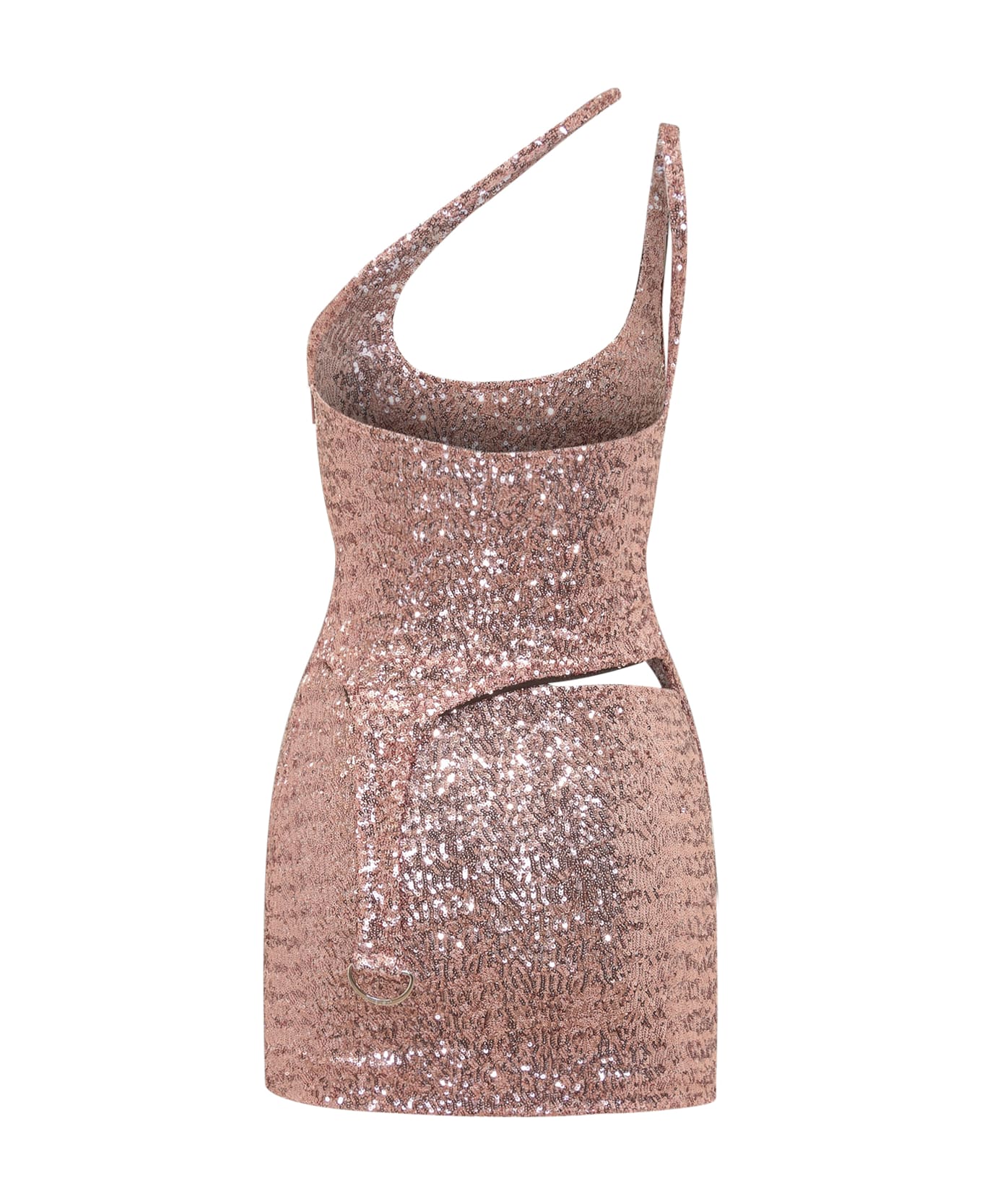 AMBUSH Asymmetric Hole Mini Dress - BEGONIA PINK