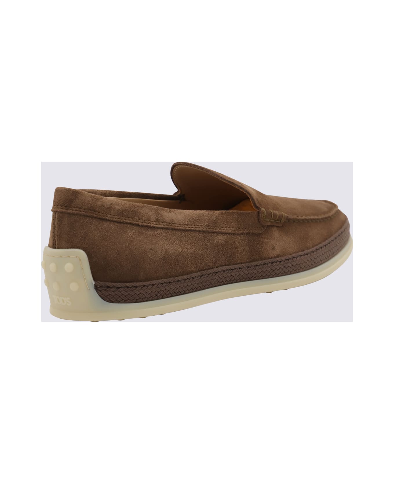 Tod's Cocoa Suede Slip On Sneakers - Camel