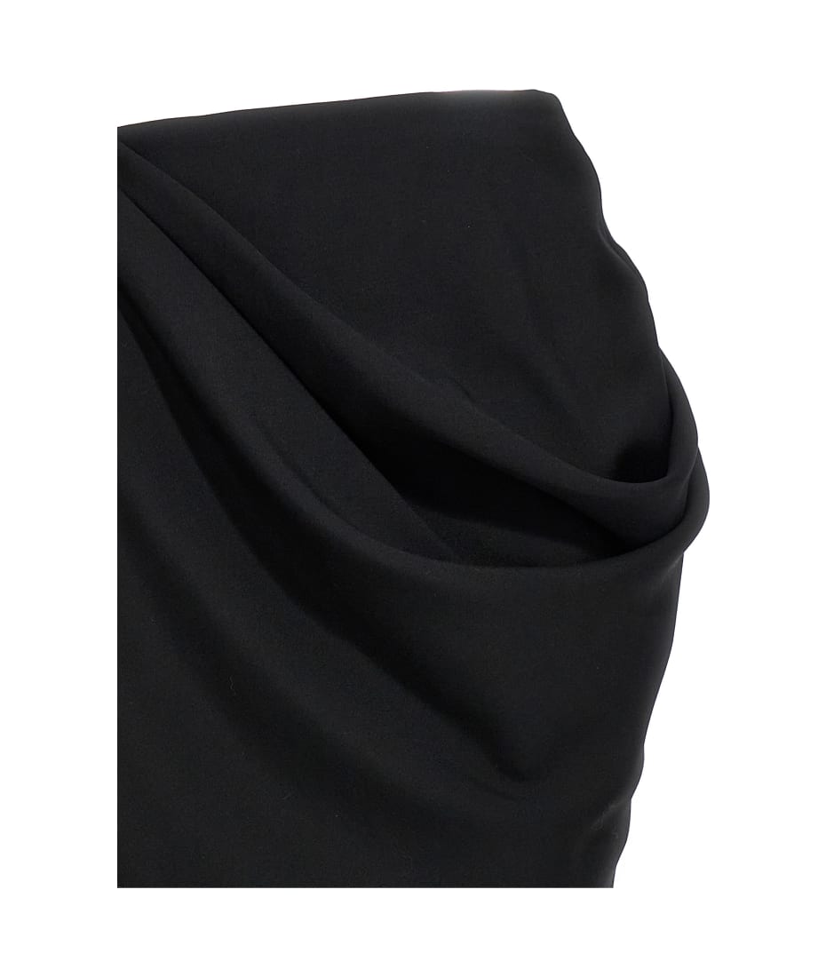 Alexander McQueen Slashed Drape Skirt | italist