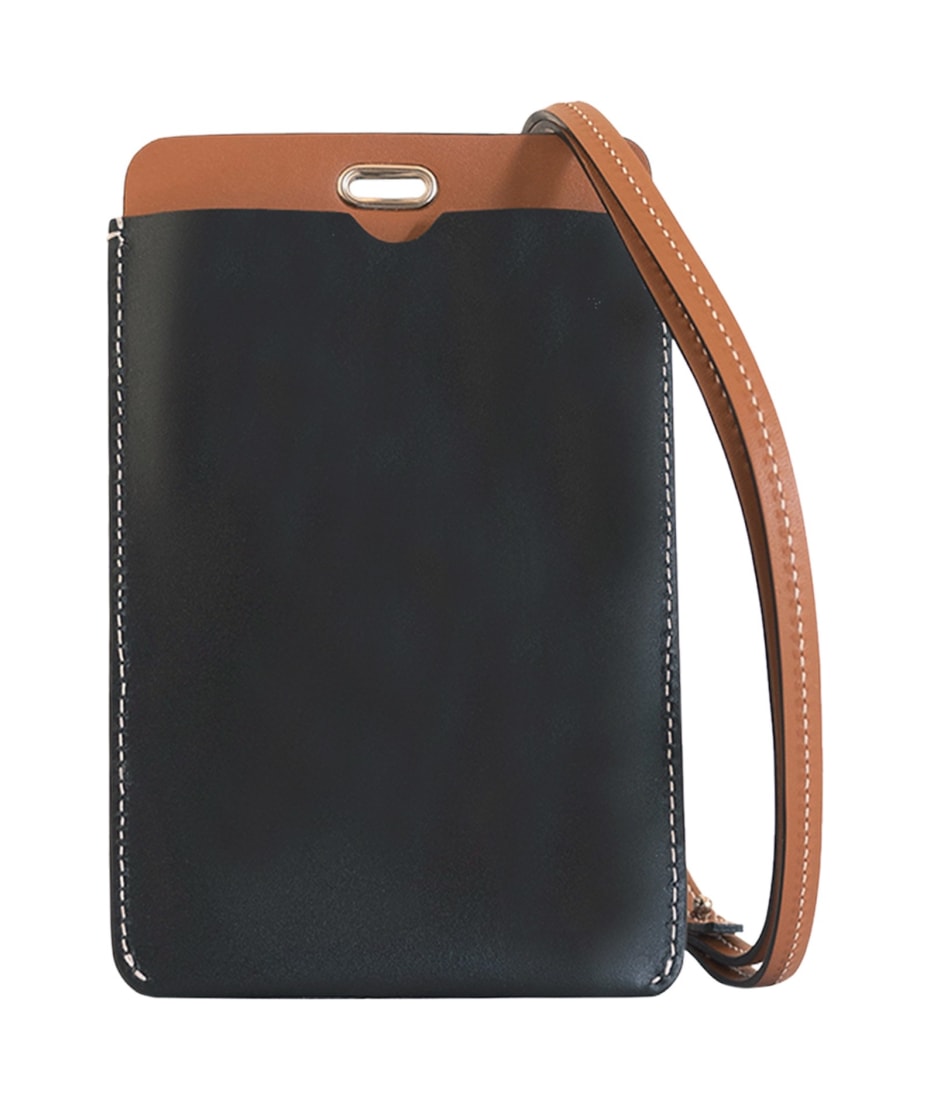 Sale, JW Anderson Leather Card Holder with Strap