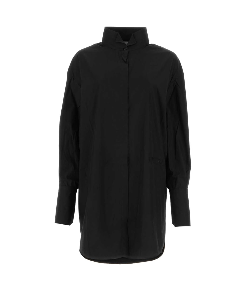 【関税&送料込】Patou Black Poplin Shirt Dress Patou Black Poplin Shirt Dress | italist