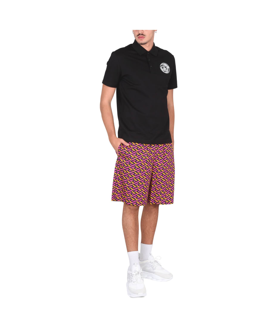 La Greca logo-jacquard shorts