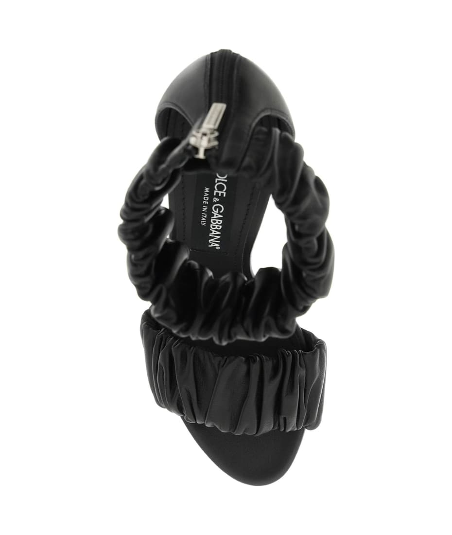 DOLCE & GABBANA ハロックロコハックルヘルト BE1348AZ831 80001 Calfskin Belt - Women's Accessories | Dolce&Gabbana
