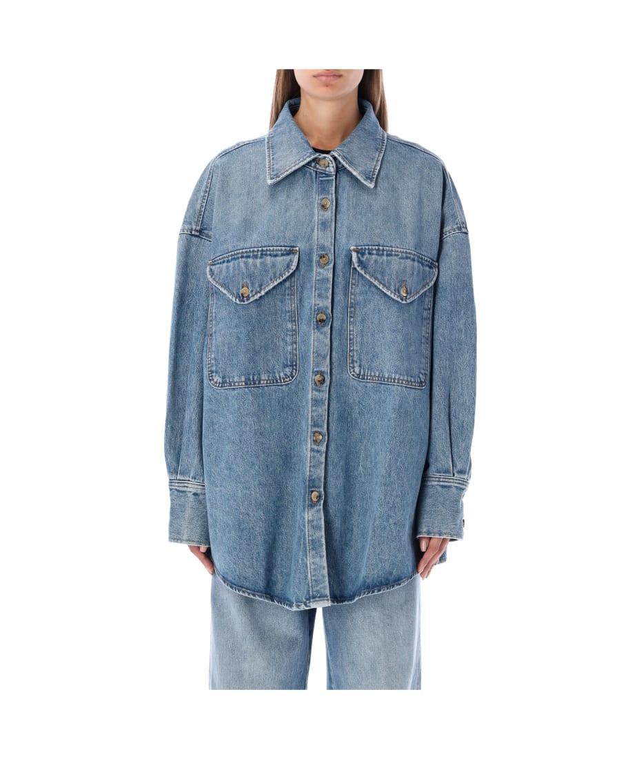 Khaite Birdie Denim Shirt | italist