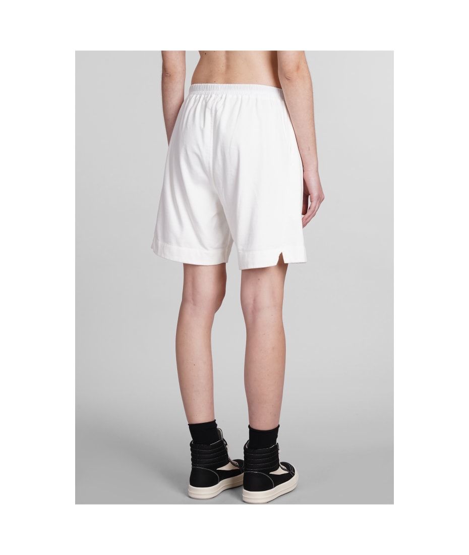 DRKSHDW Boxers Shorts In White Cotton - white