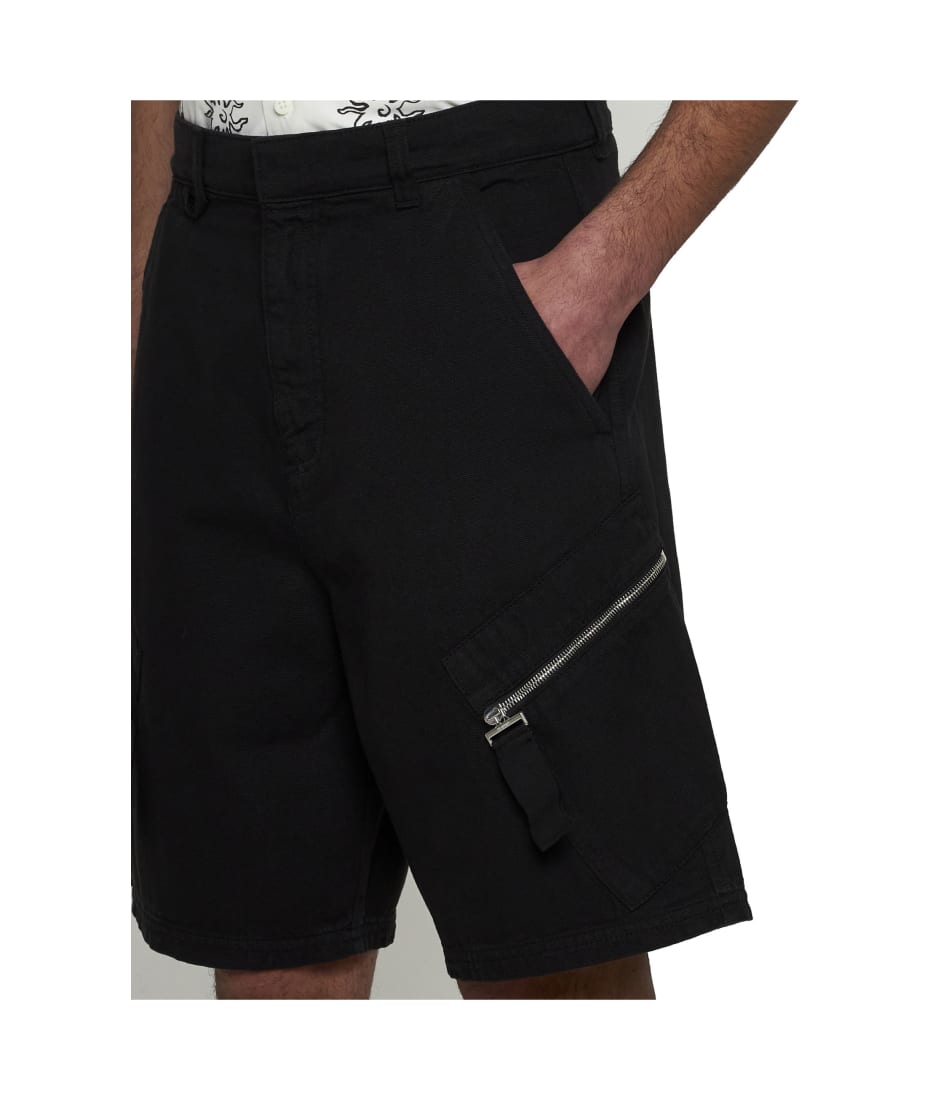 Jacquemus Cotton Shorts - Black